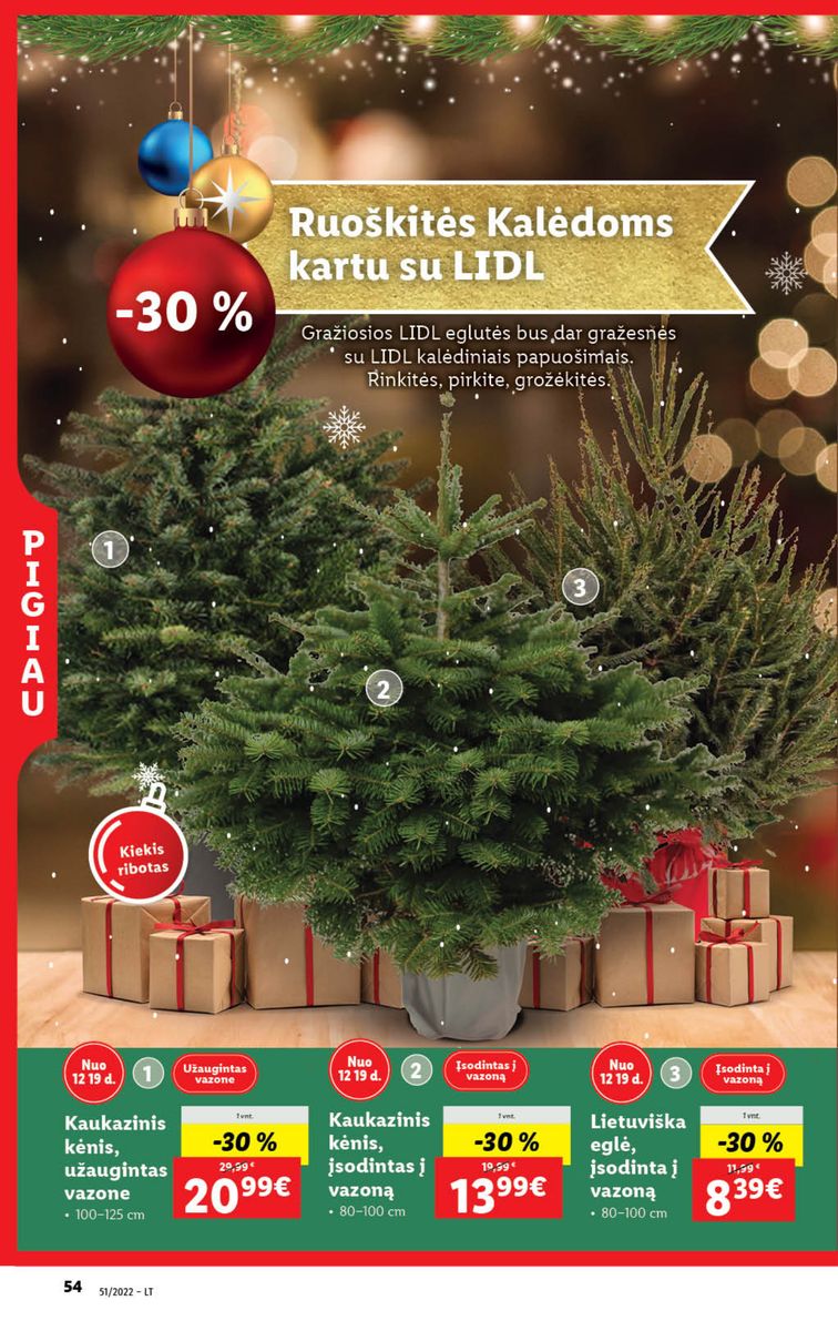 Naujausias LIDL kaininis katalogas 2022.12.19 - 2022.12.25