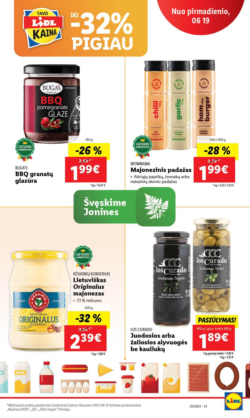 Naujausias LIDL kaininis katalogas 2023.06.19 - 2023.06.25