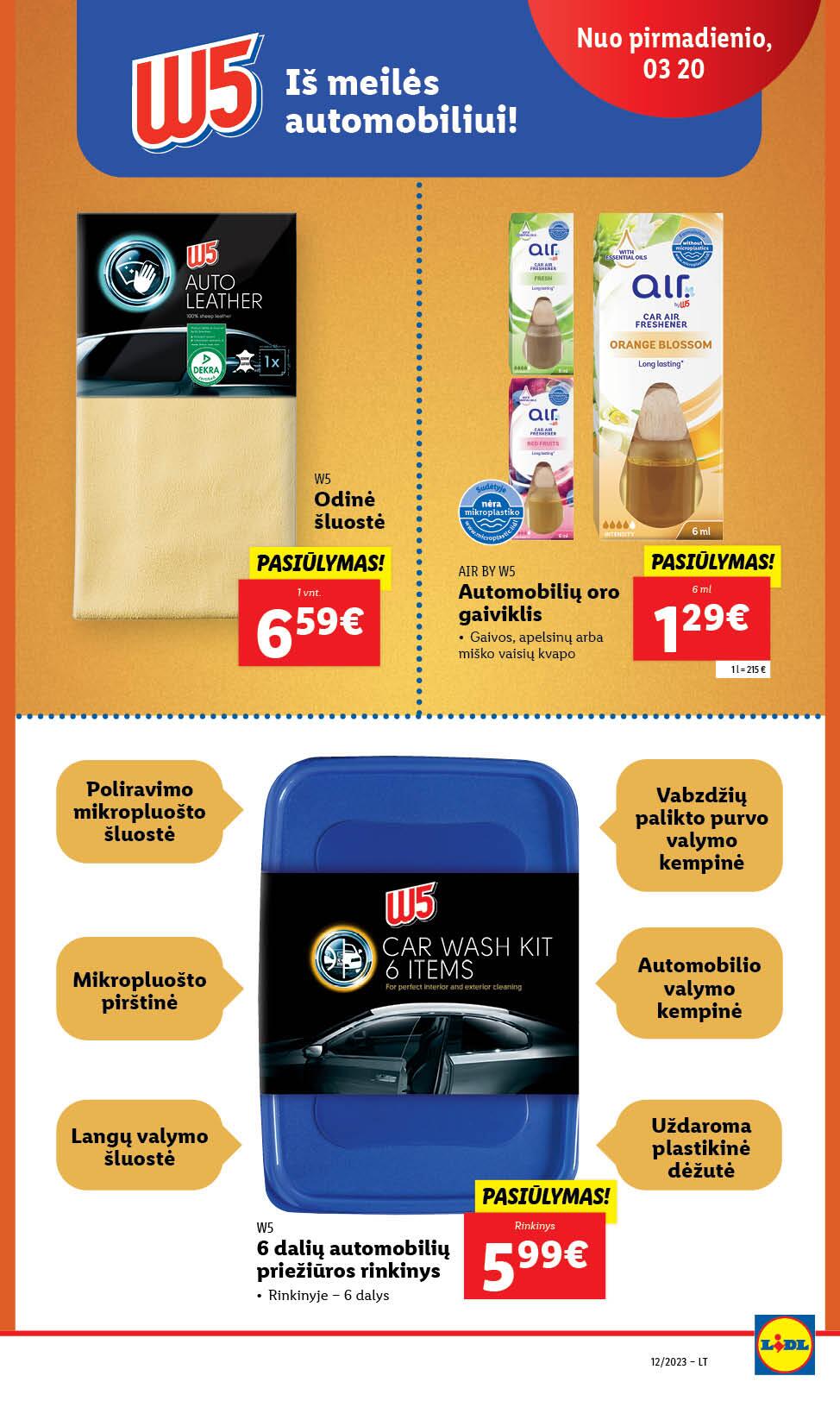 Naujausias LIDL kaininis katalogas 2023.03.20 - 2023.03.26