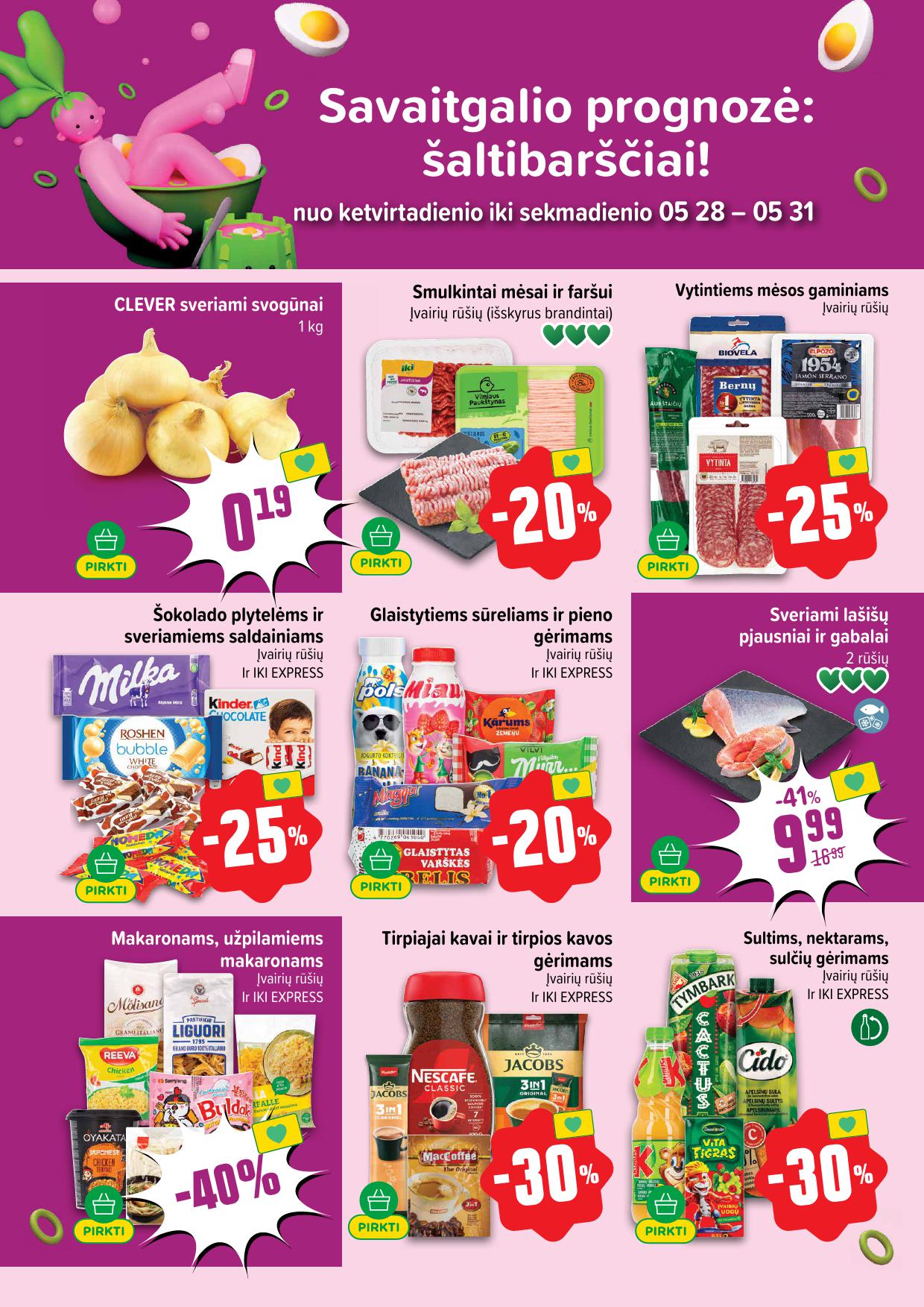 Naujausias IKI kaininis katalogas 2026.05.25 - 2026.05.31
