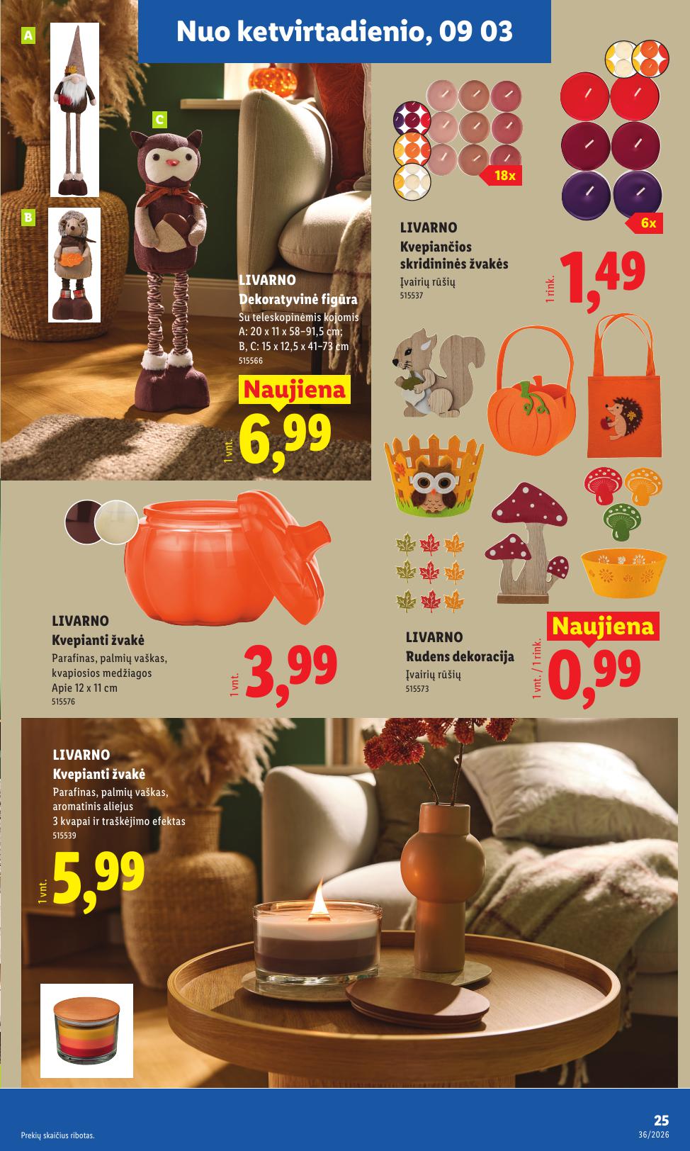 LIDL ne maisto prekių leidinys 2026.08.31 - 2026.09.06