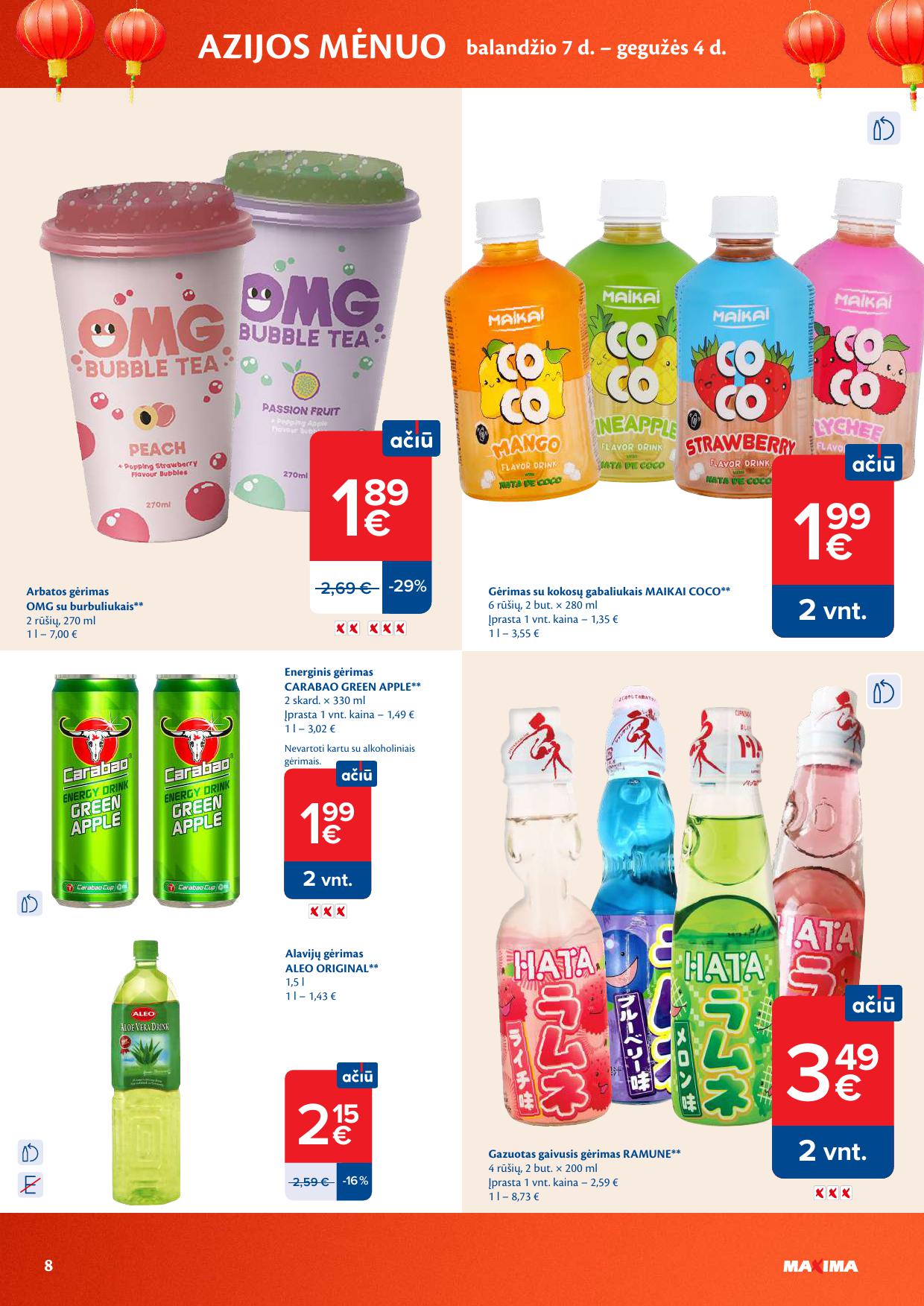 Naujausias MAXIMA kaininis katalogas 2026.04.07 - 2026.04.13