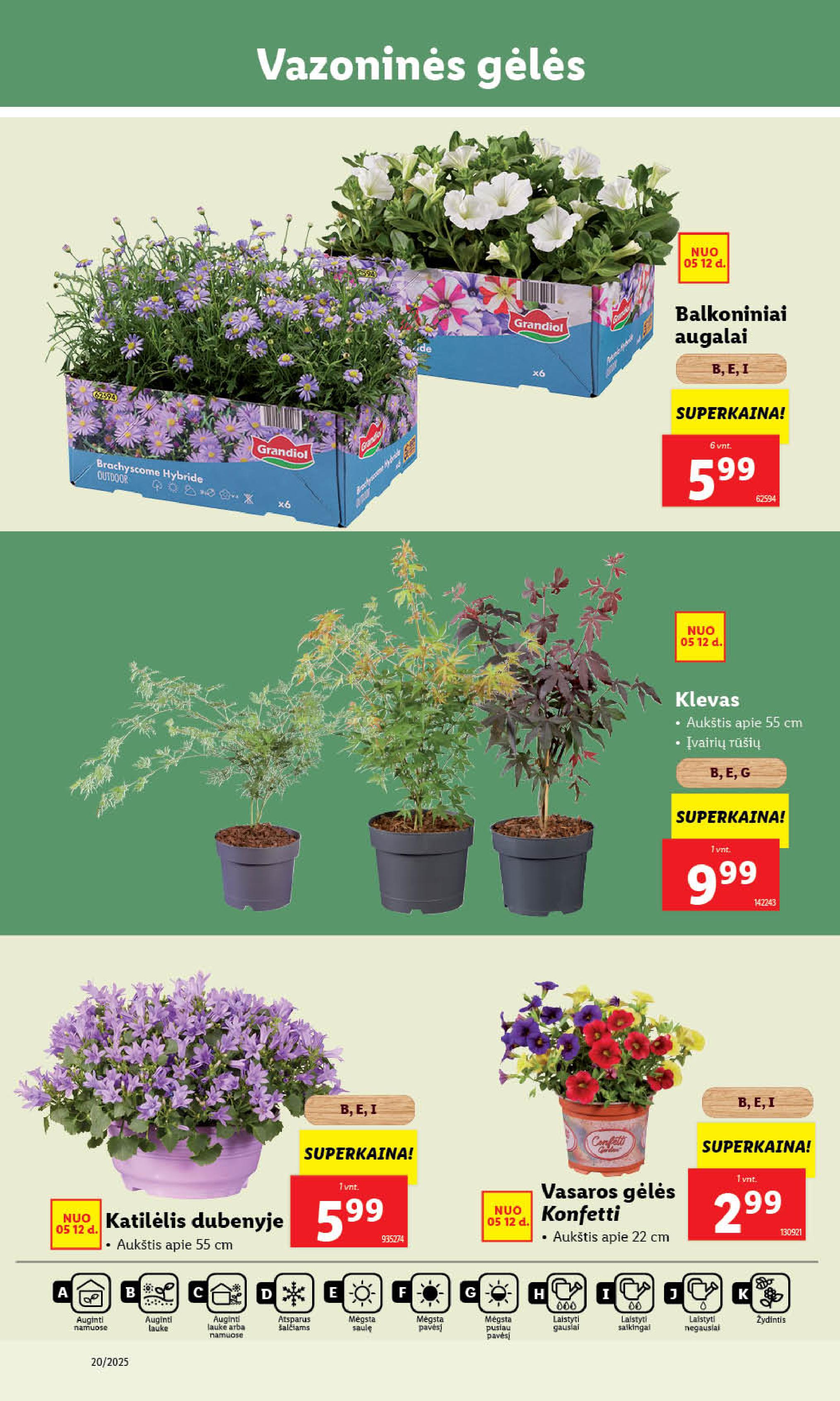 Naujausias LIDL kaininis katalogas 2025.05.12 - 2025.05.18