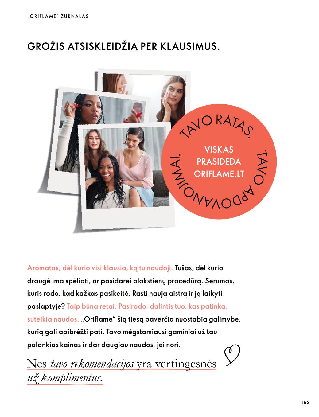 Naujas ORIFLAME katalogas galioja 2026.10.07 - 2026.11.17