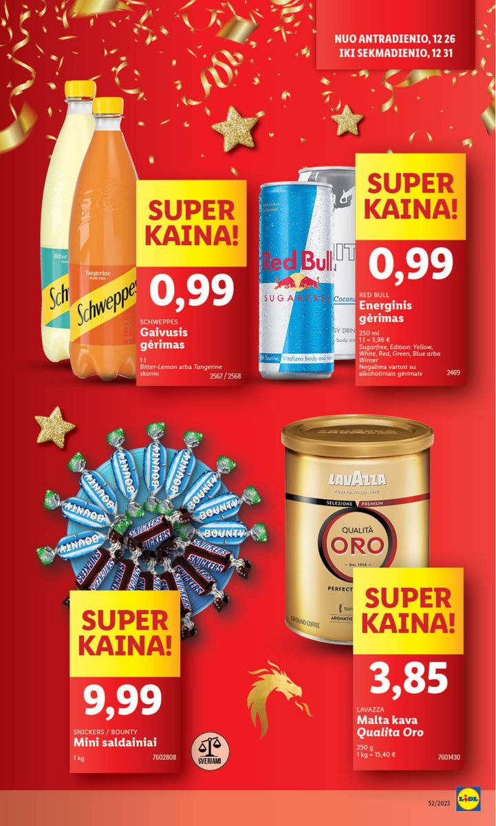 Naujausias LIDL kaininis katalogas 2023.12.26 - 2023.12.31