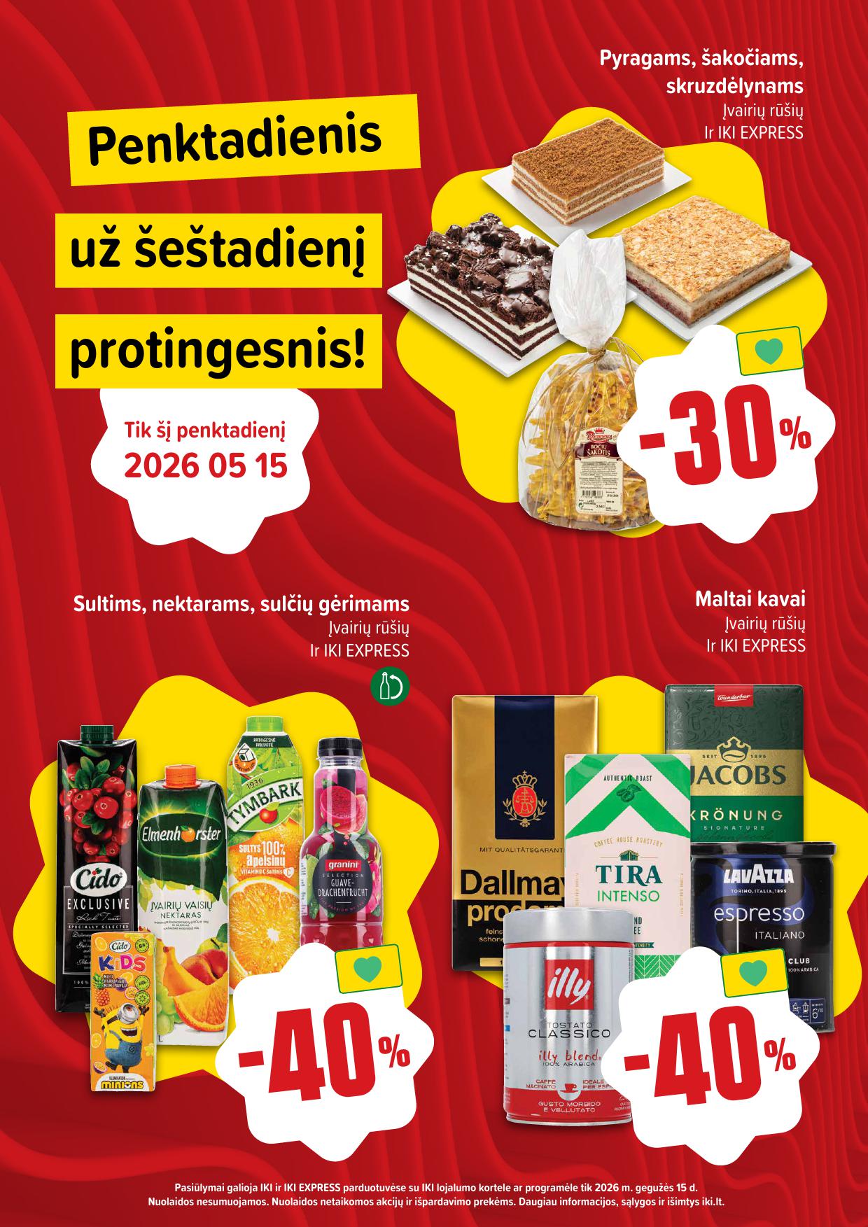 IKI SAVAITĖLĖ akcijų ir nuolaidų leidinys Nr.20 2026.05.11 - 2026.05.17