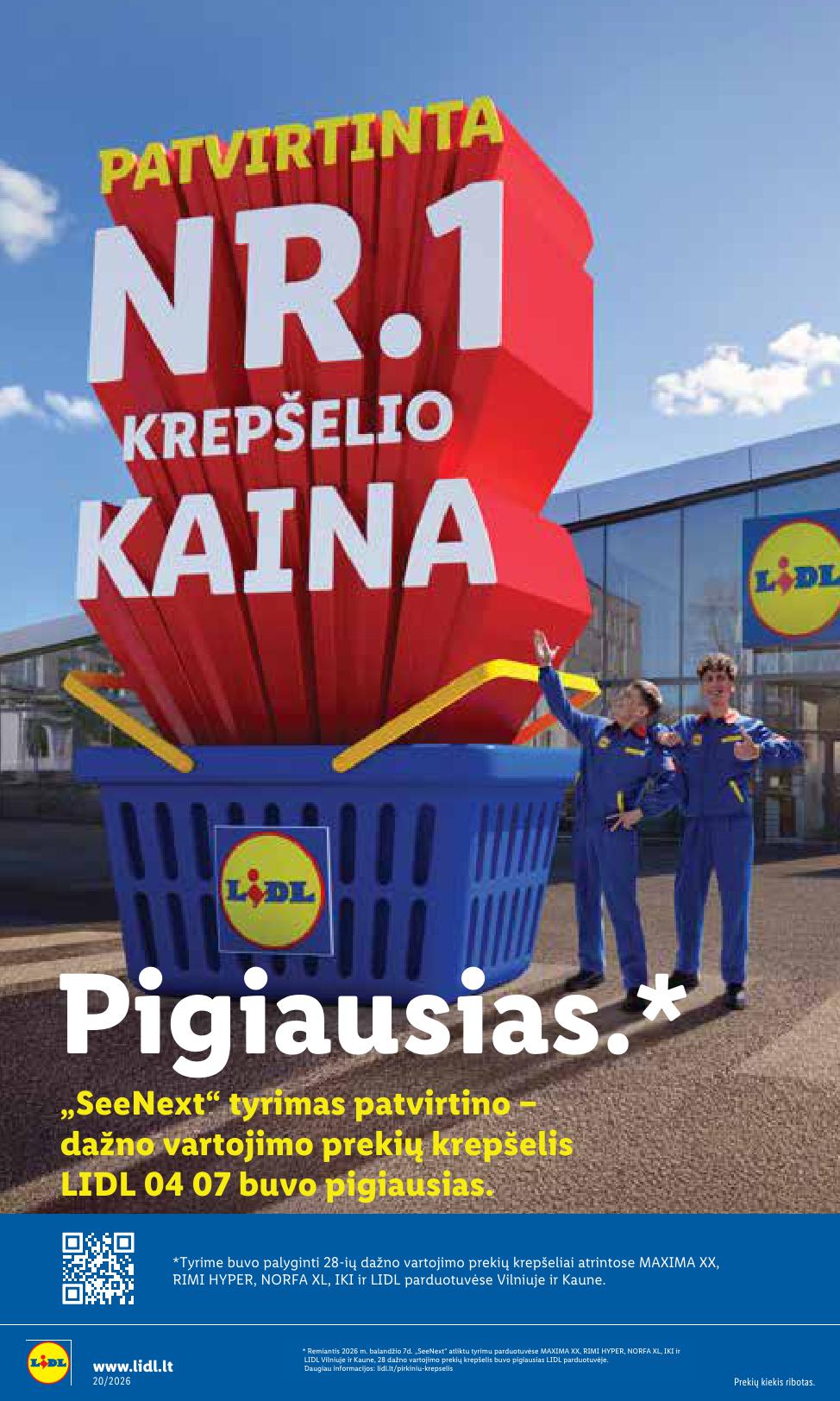 Naujausias LIDL kaininis katalogas 2026.05.11 - 2026.05.17