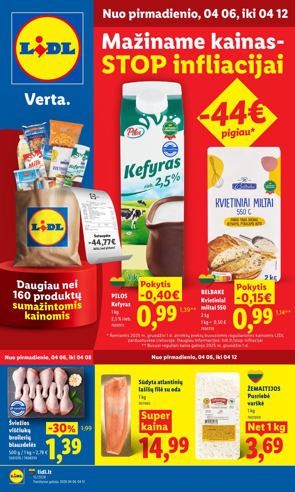 Naujausias LIDL kaininis katalogas 2026.04.06 - 2026.04.12