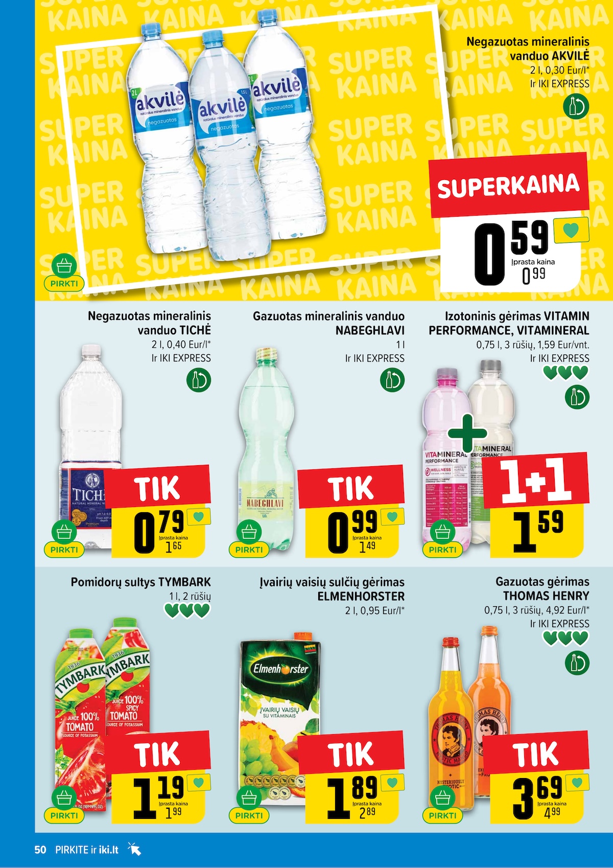 IKI SAVAITĖLĖ akcijų ir nuolaidų leidinys Nr.17 2026.04.20 - 2026.04.26