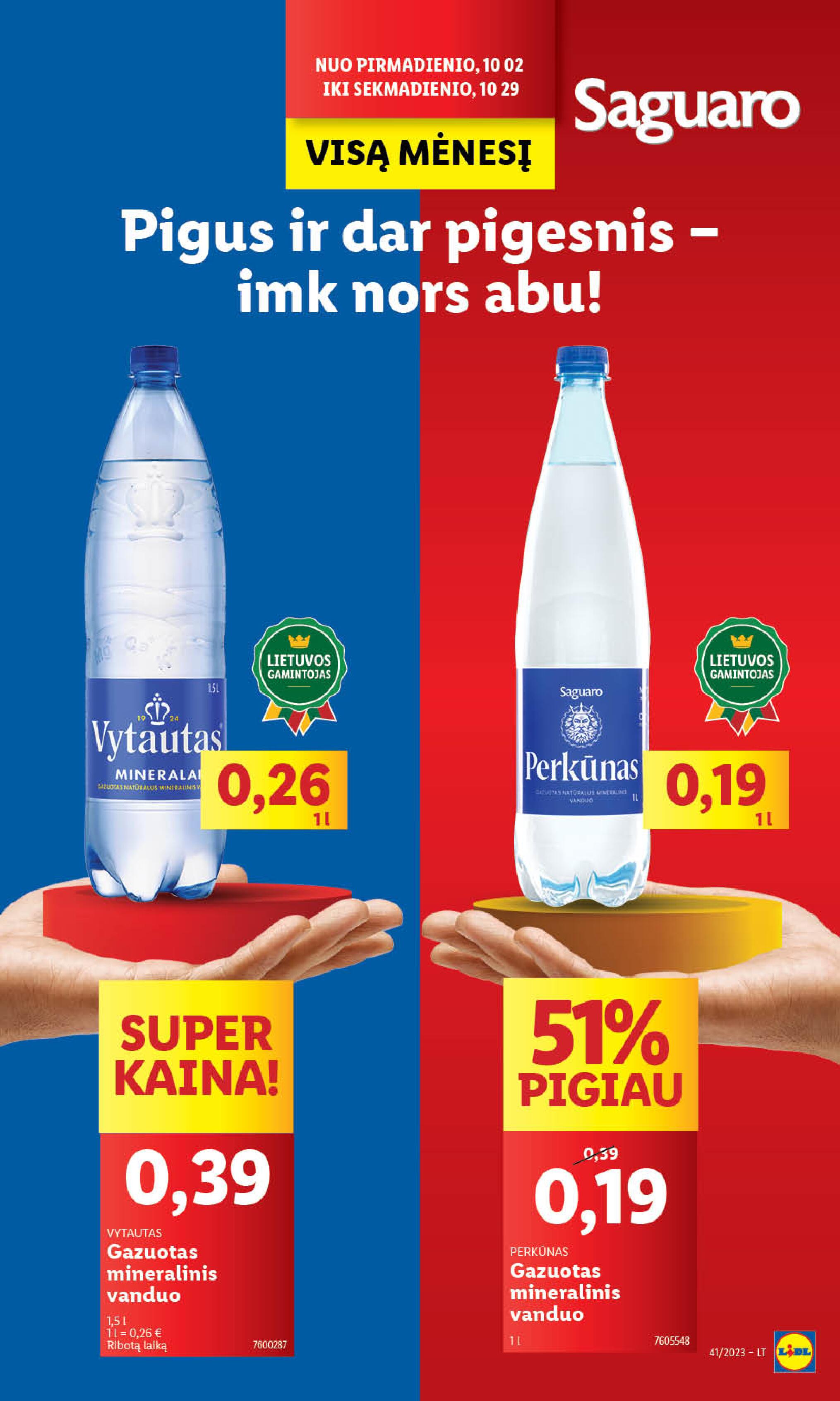 Naujausias LIDL kaininis katalogas 2023.10.09 - 2023.10.15