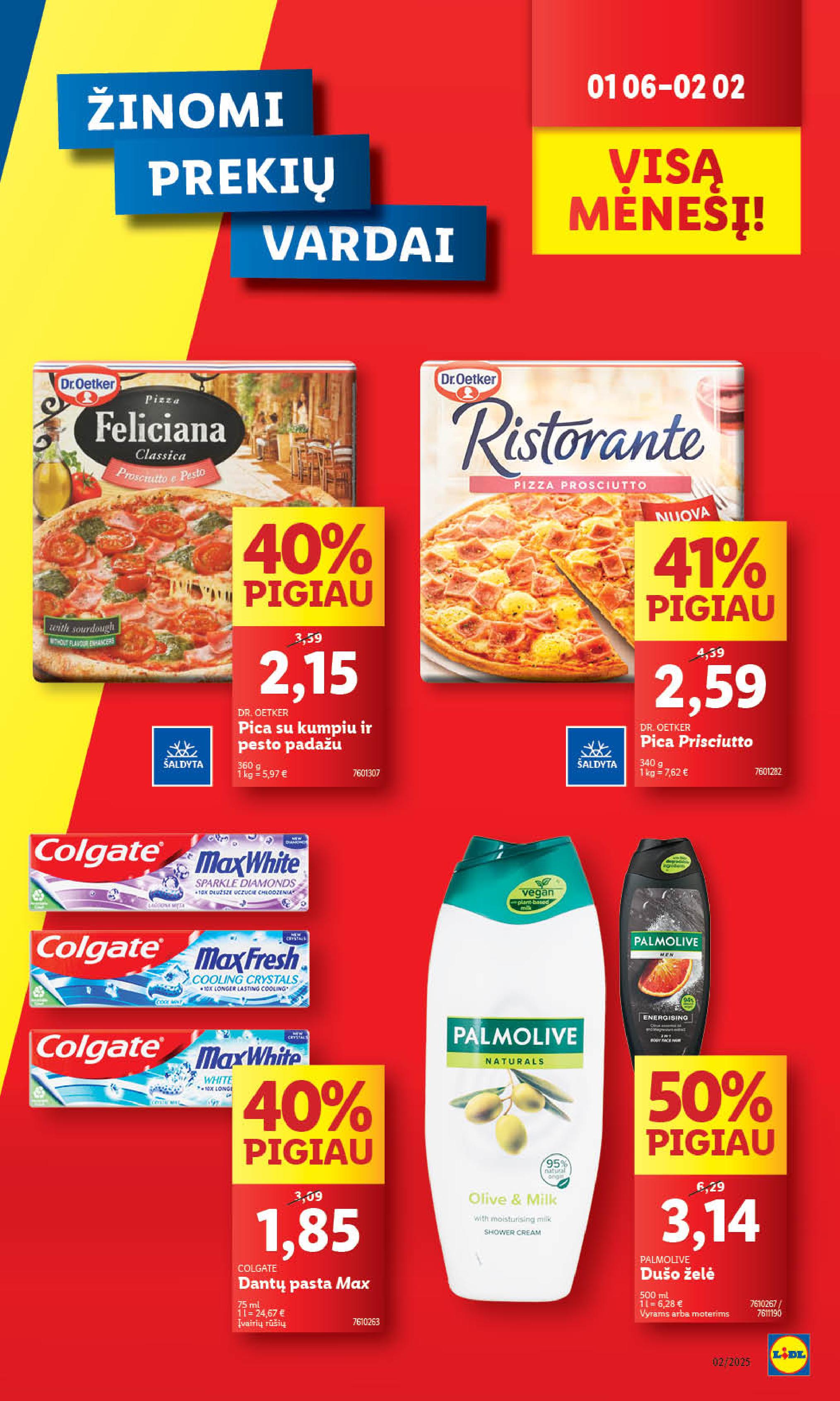 Naujausias LIDL kaininis katalogas 2025.01.06 - 2025.01.12