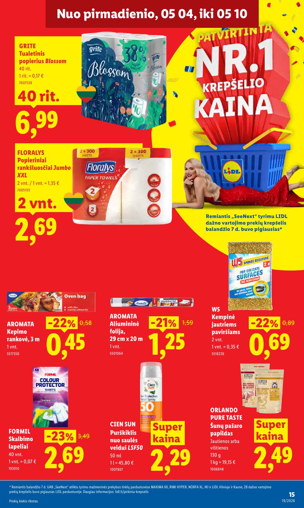 Naujausias LIDL kaininis katalogas 2026.05.04 - 2026.05.10