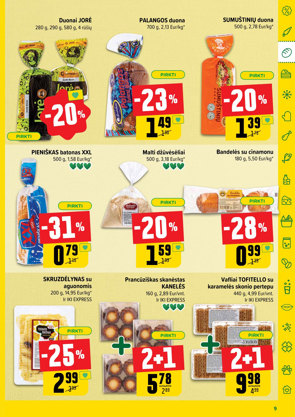 Naujausias IKI kaininis katalogas 2025.03.17 - 2025.03.23