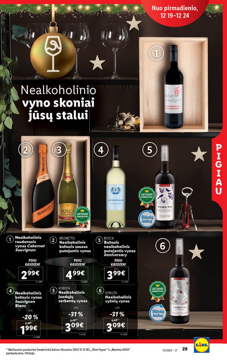 Naujausias LIDL kaininis katalogas 2022.12.19 - 2022.12.25