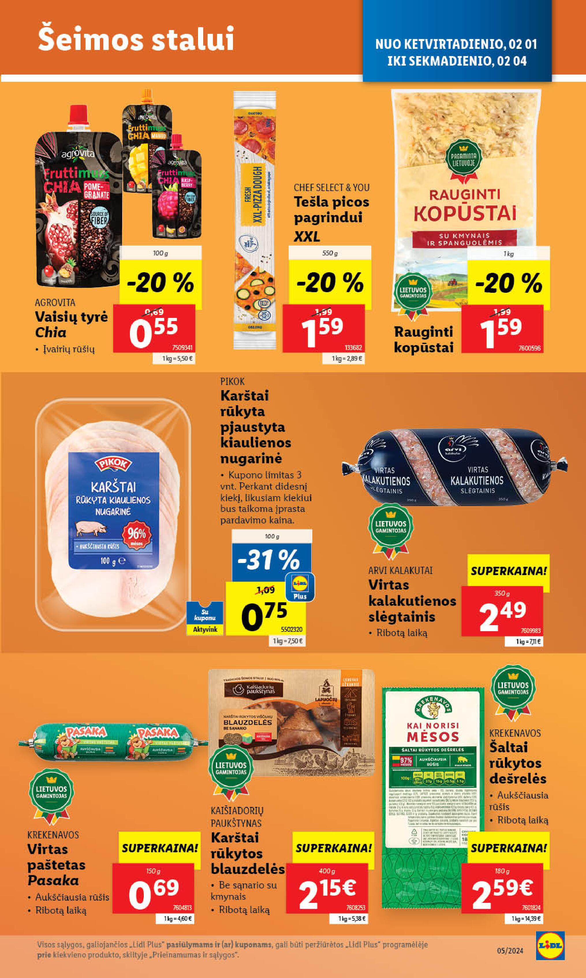 Naujausias LIDL kaininis katalogas 2024.01.29 - 2024.02.04