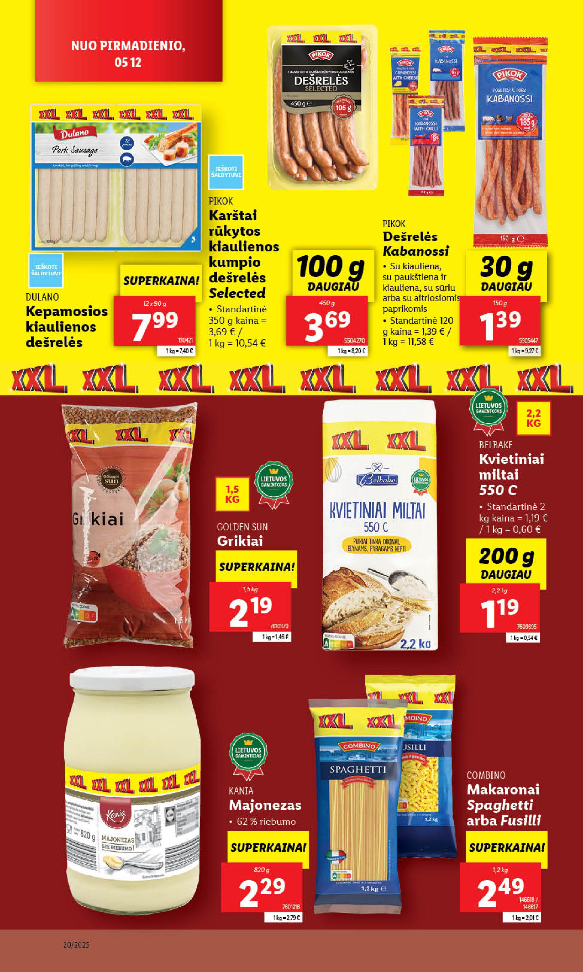 Naujausias LIDL kaininis katalogas 2025.05.12 - 2025.05.18
