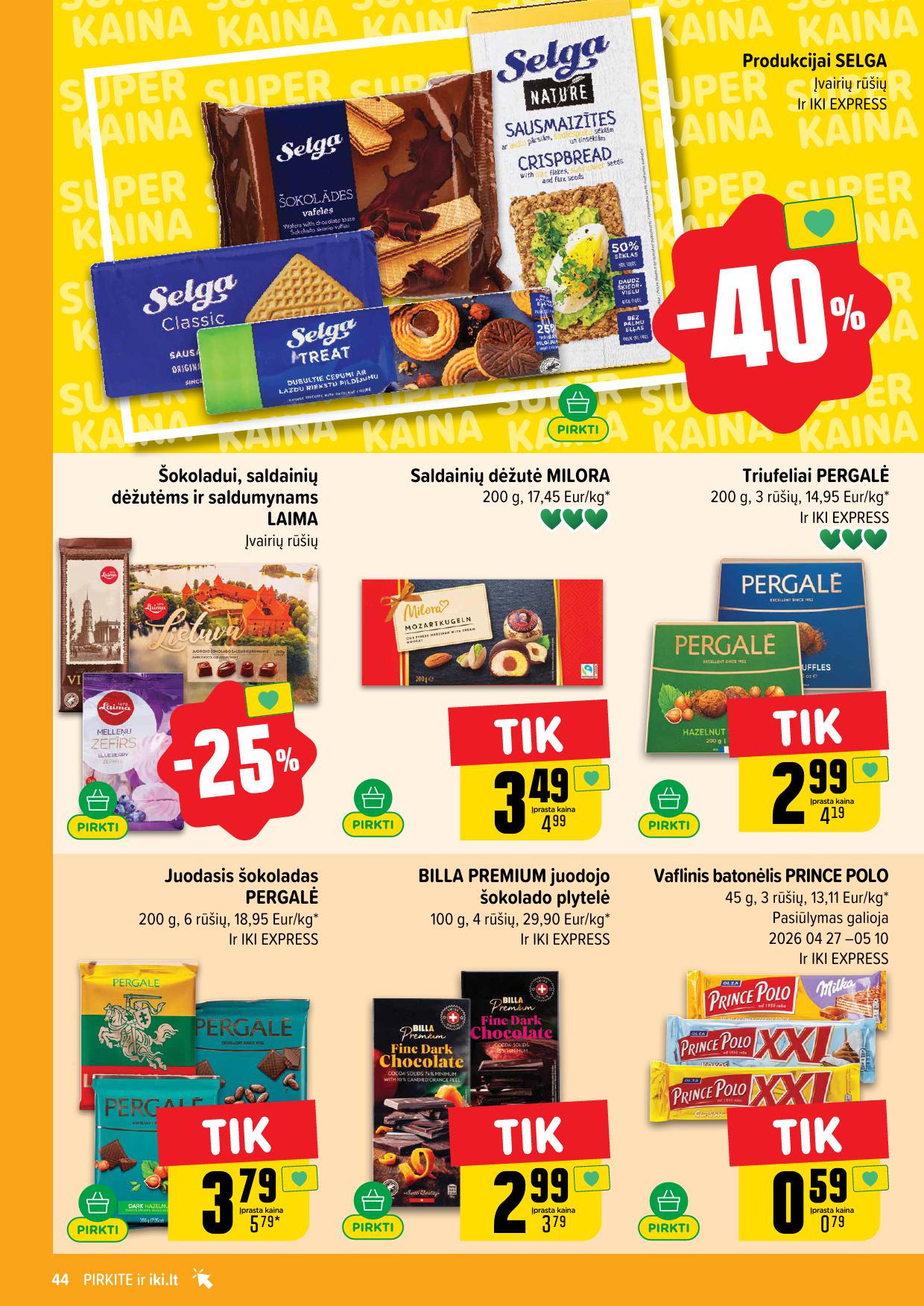 Naujausias IKI kaininis katalogas 2026.04.27 - 2026.05.03