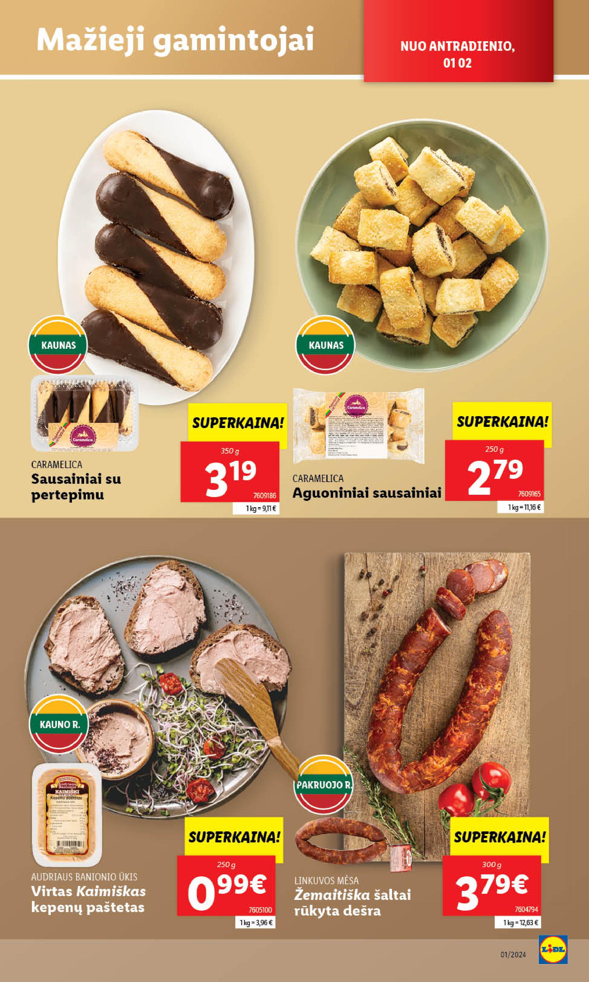 Naujausias LIDL kaininis katalogas 2024.01.02 - 2024.01.07