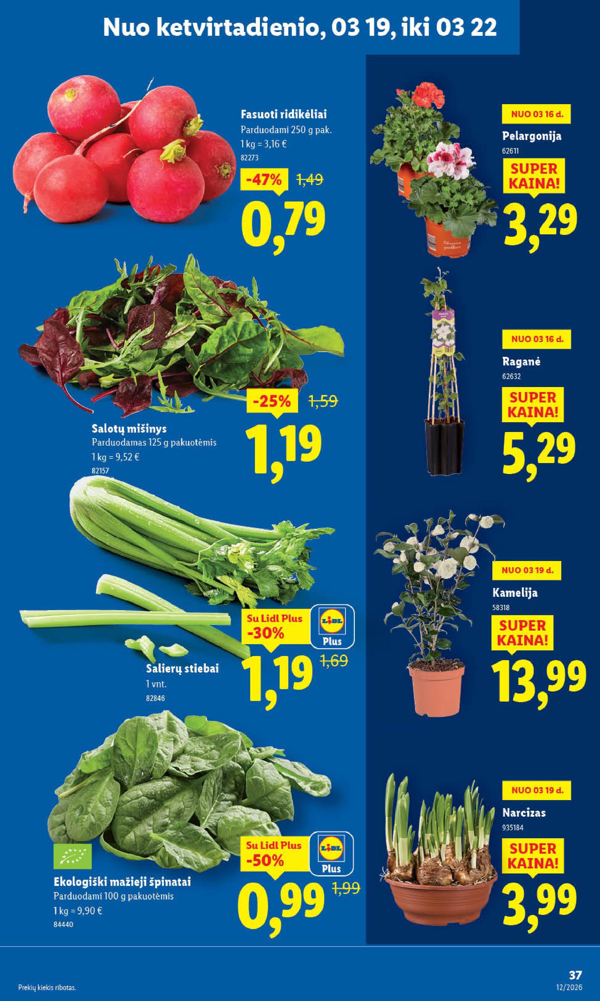 Naujausias LIDL kaininis katalogas 2026.03.16 - 2026.03.22