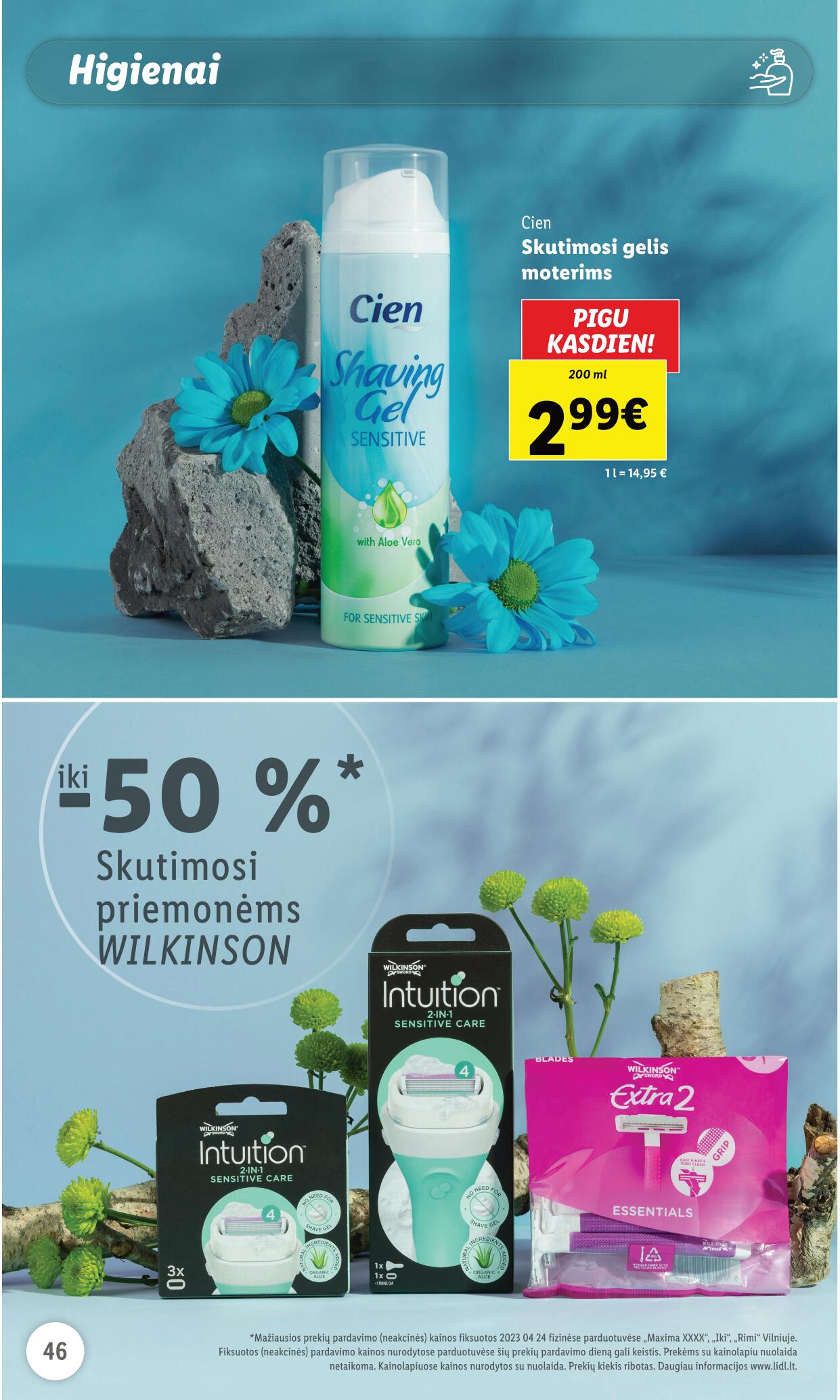LIDL prekių katalogas "Grožio festivalis" galioja nuo 2023.05.01