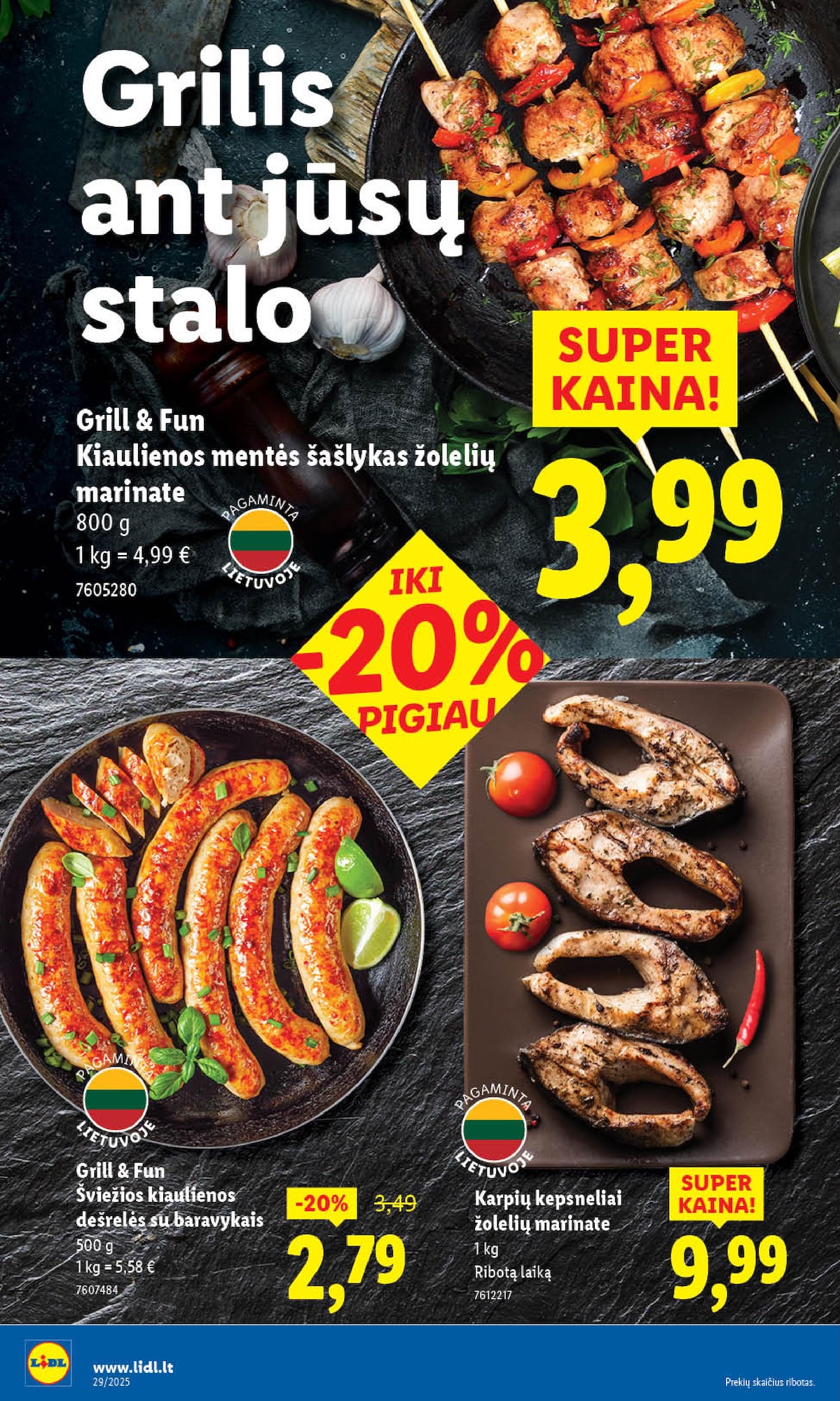 Naujausias LIDL kaininis katalogas 2025.07.14 - 2025.07.20