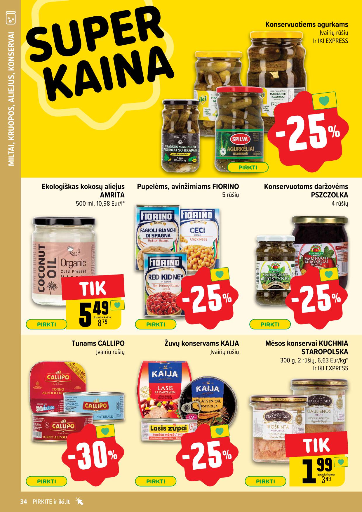 Naujausias IKI kaininis katalogas 2025.04.21 - 2025.04.27