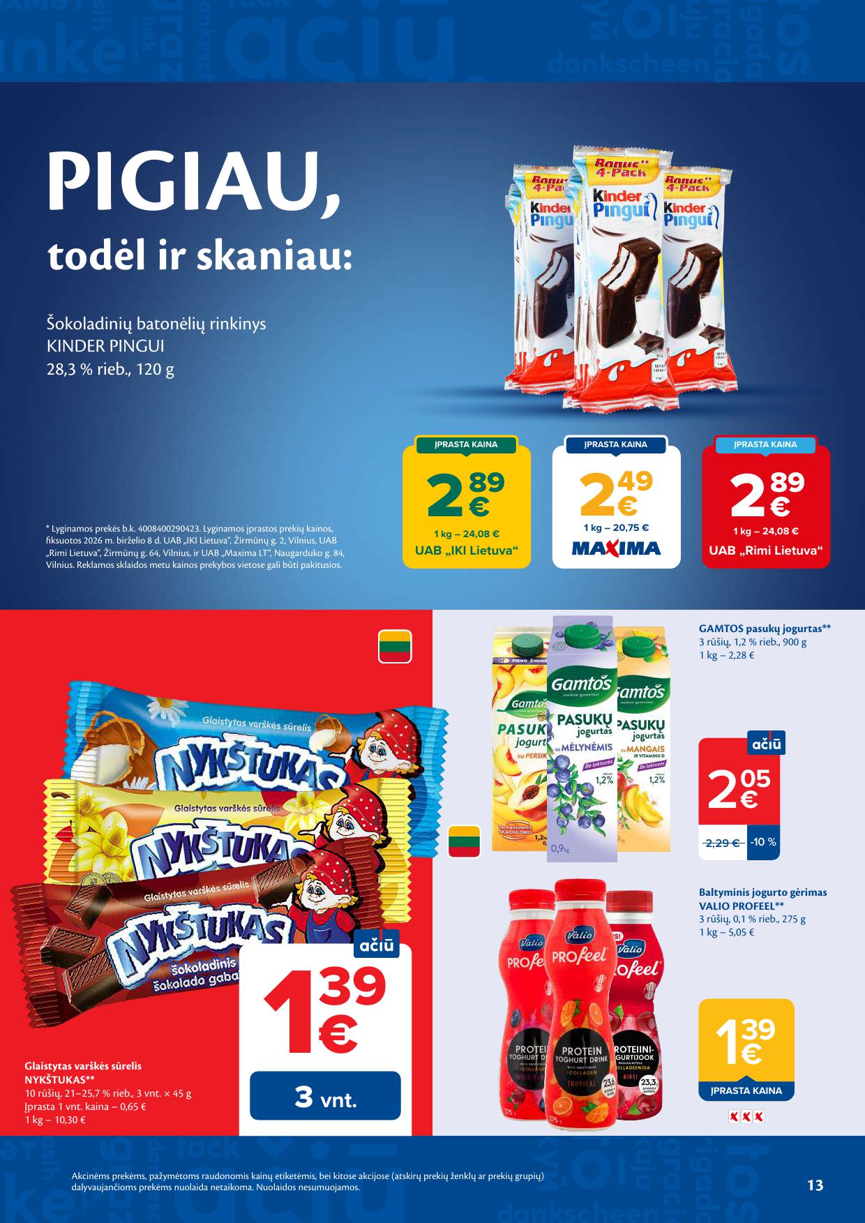 Naujausias MAXIMA kaininis katalogas 2026.06.16 - 2026.06.22