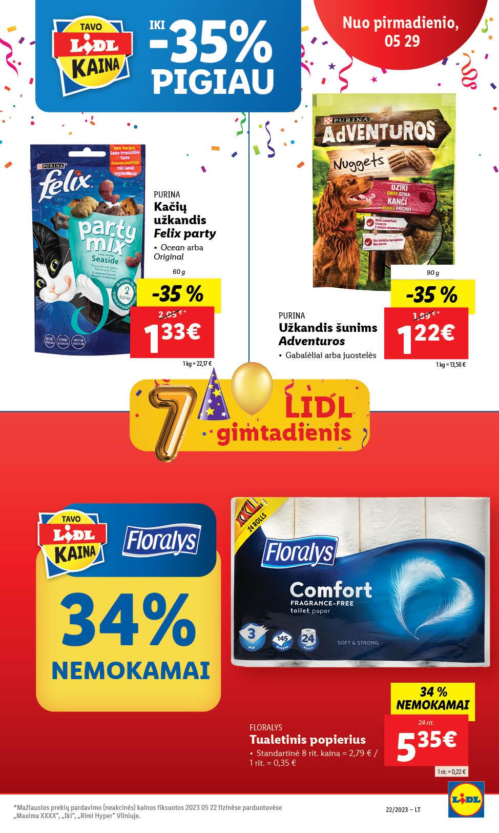 Naujausias LIDL kaininis katalogas 2023.05.29 - 2023.06.04