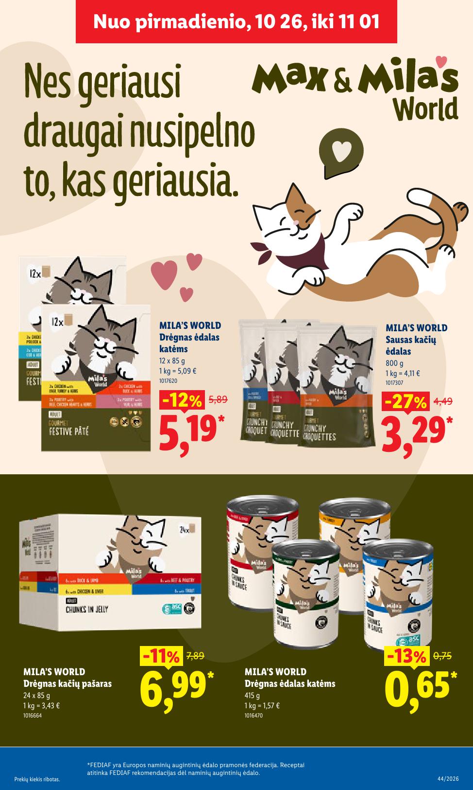 Naujas LIDL leidinys nuo 2026.10.26 iki 2026.11.01