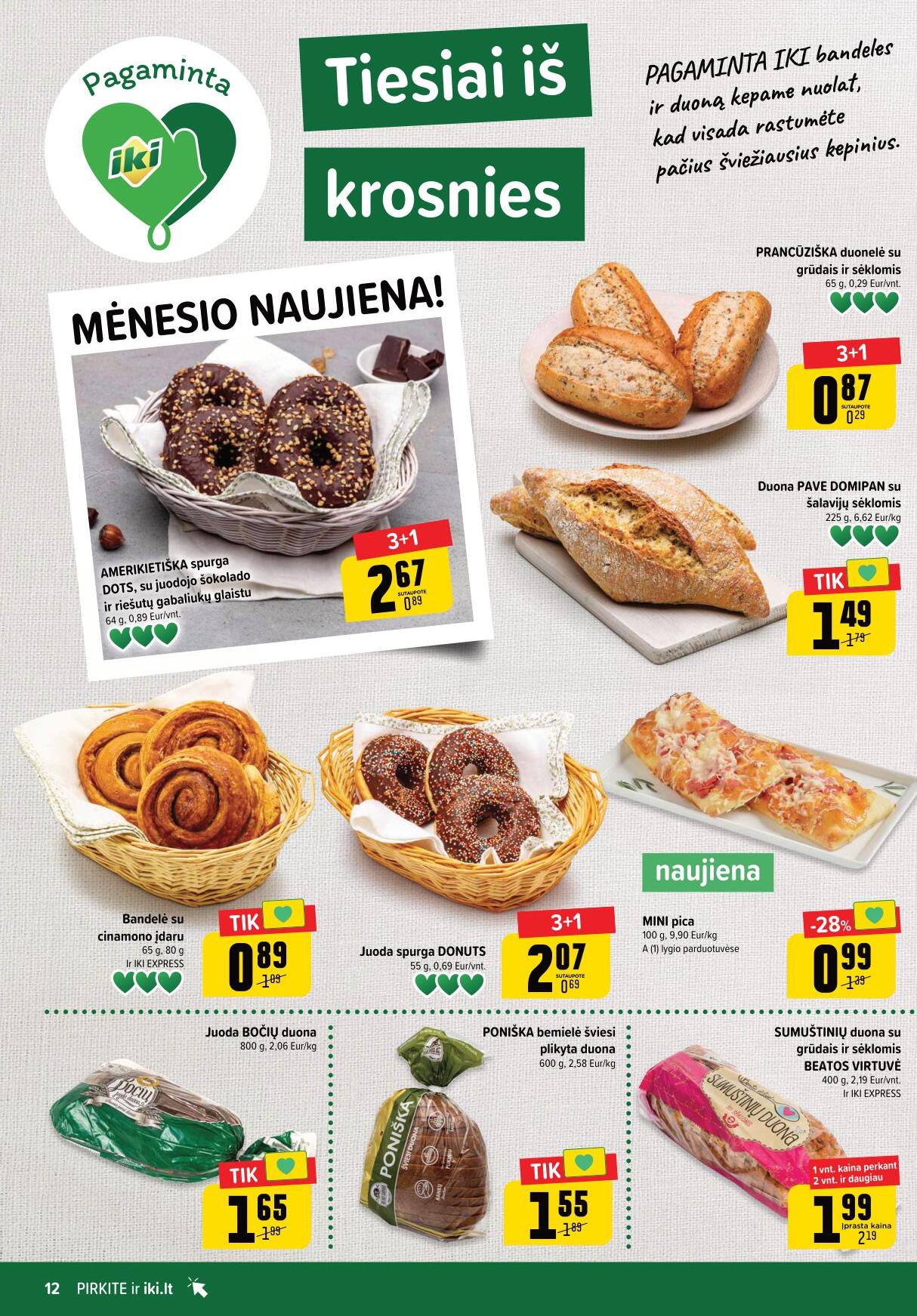 Naujausias IKI kaininis katalogas 2023.10.16 - 2023.10.22