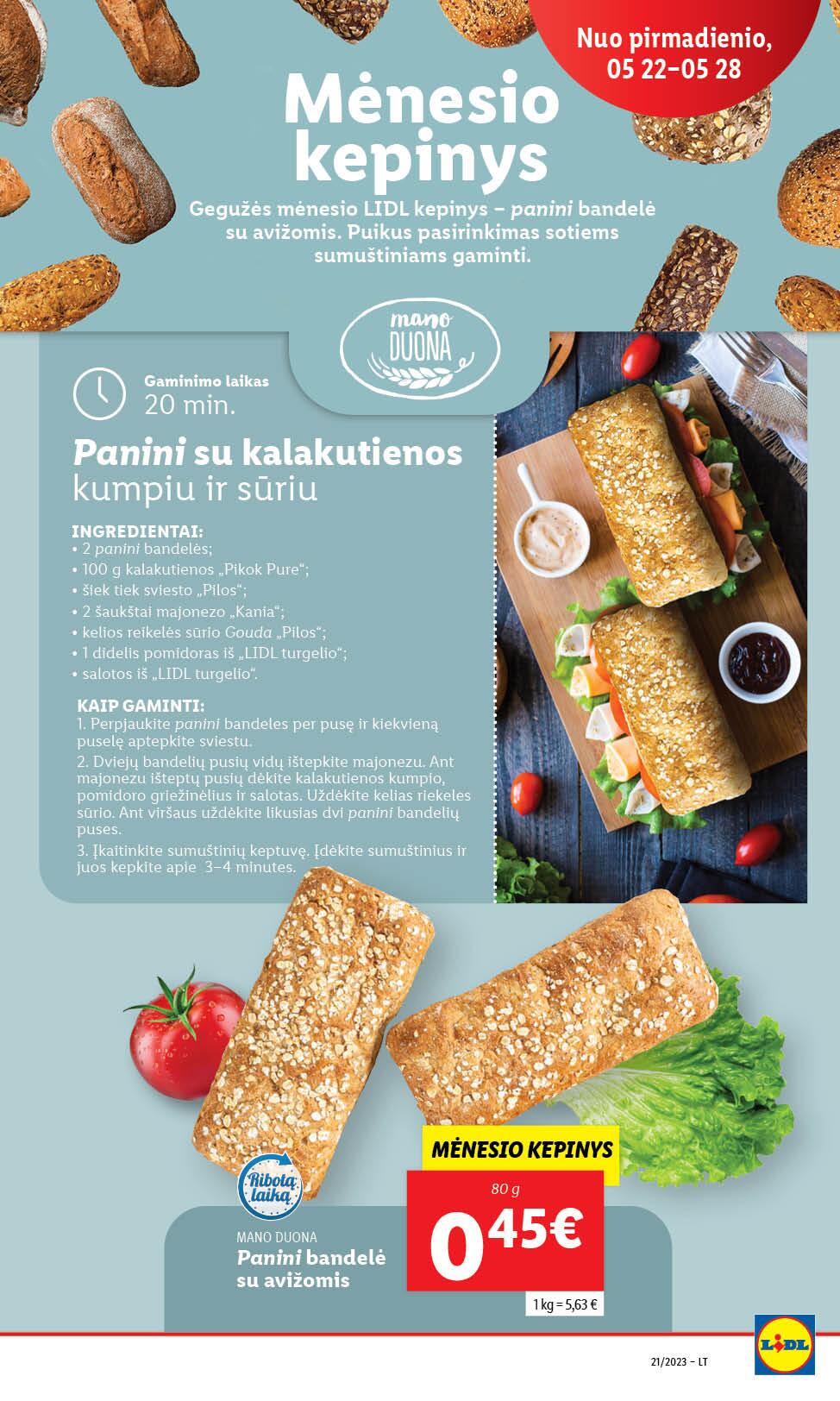 Naujausias LIDL kaininis katalogas 2023.05.22 - 2023.05.28