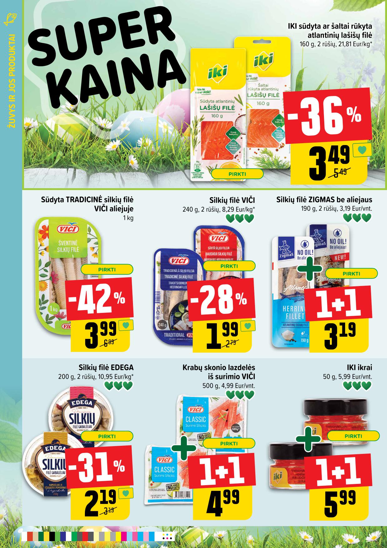 Naujausias IKI kaininis katalogas 2025.04.14 - 2025.04.19