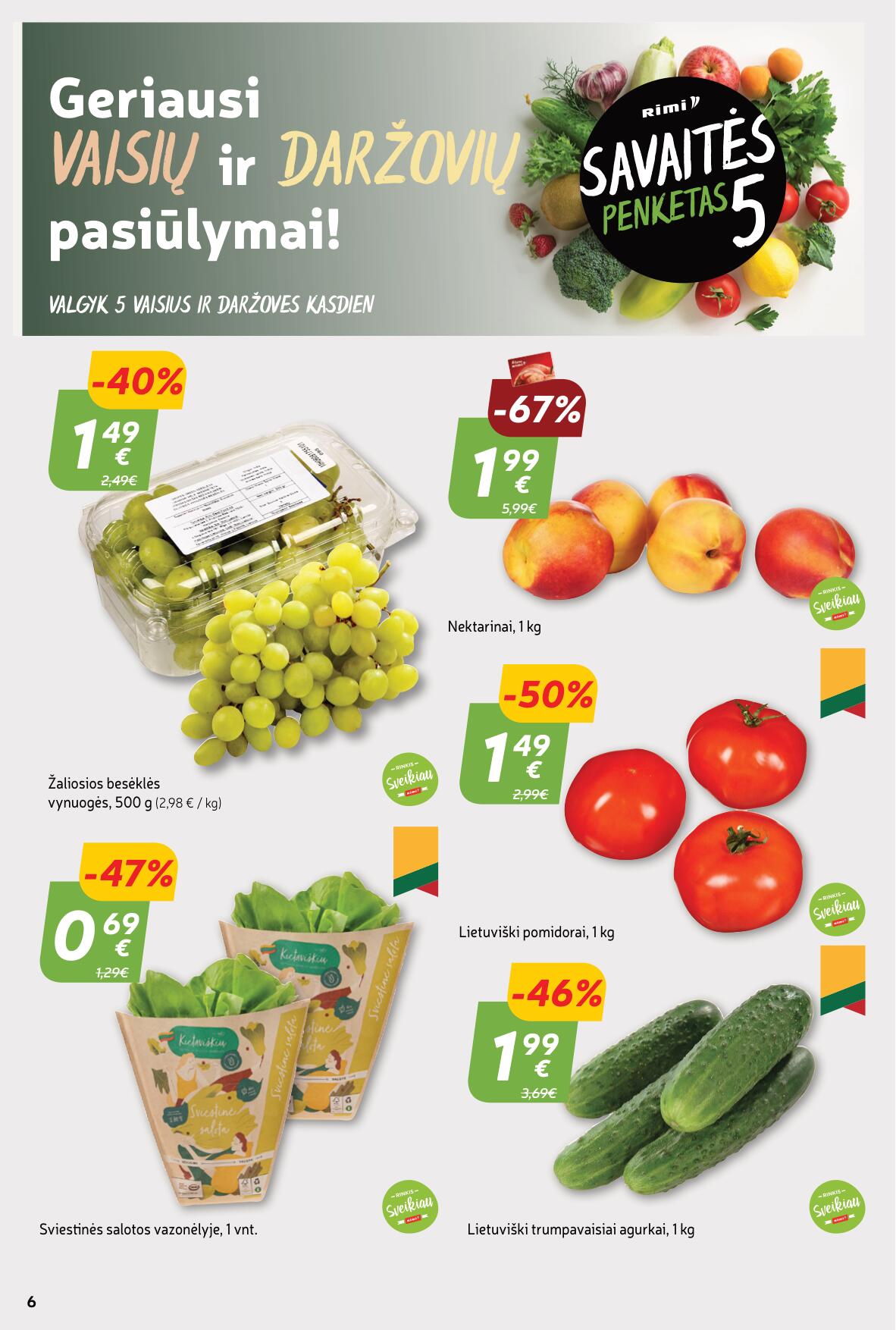 Naujausias RIMI kaininis katalogas 2023.06.20 - 2023.06.26