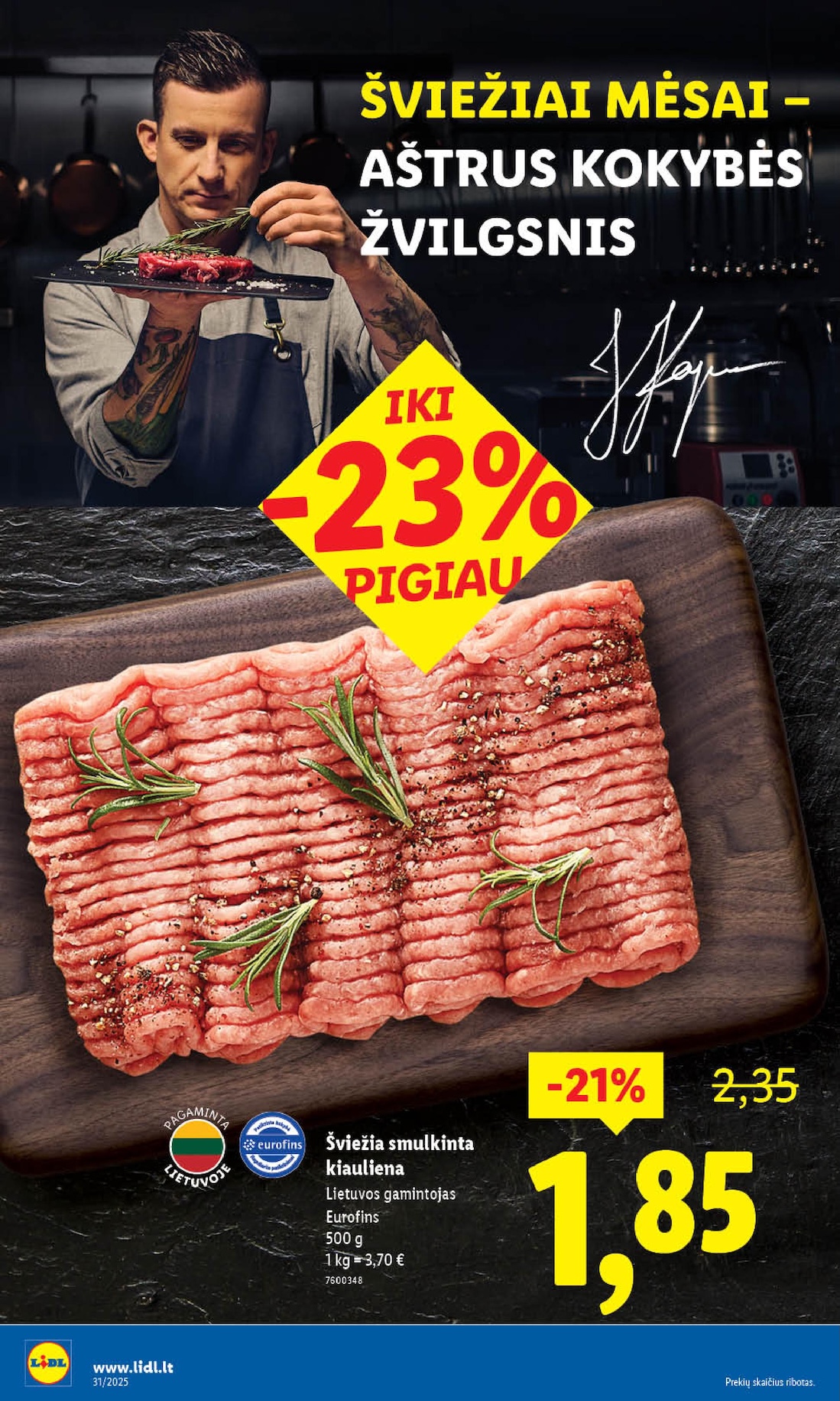 Naujausias LIDL kaininis katalogas 2025.07.28 - 2025.08.03