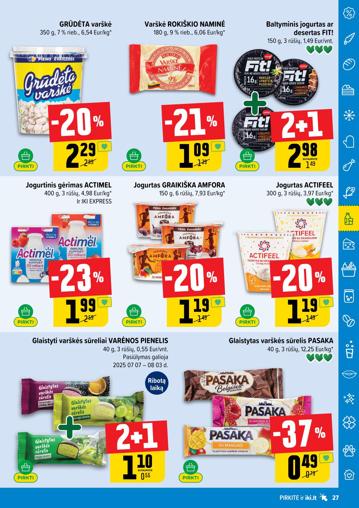 IKI SAVAITĖLĖ akcijų ir nuolaidų leidinys Nr.29 2025.07.14 - 2025.07.20