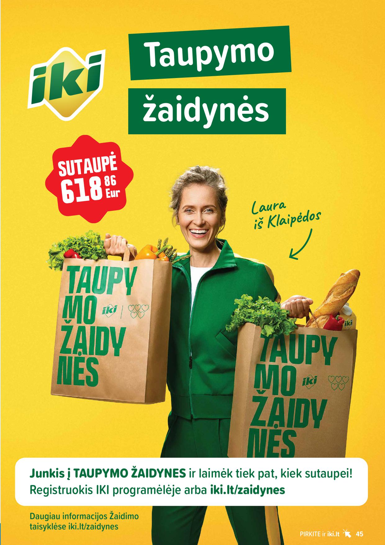 Naujausias IKI kaininis katalogas 2024.07.15 - 2024.07.21