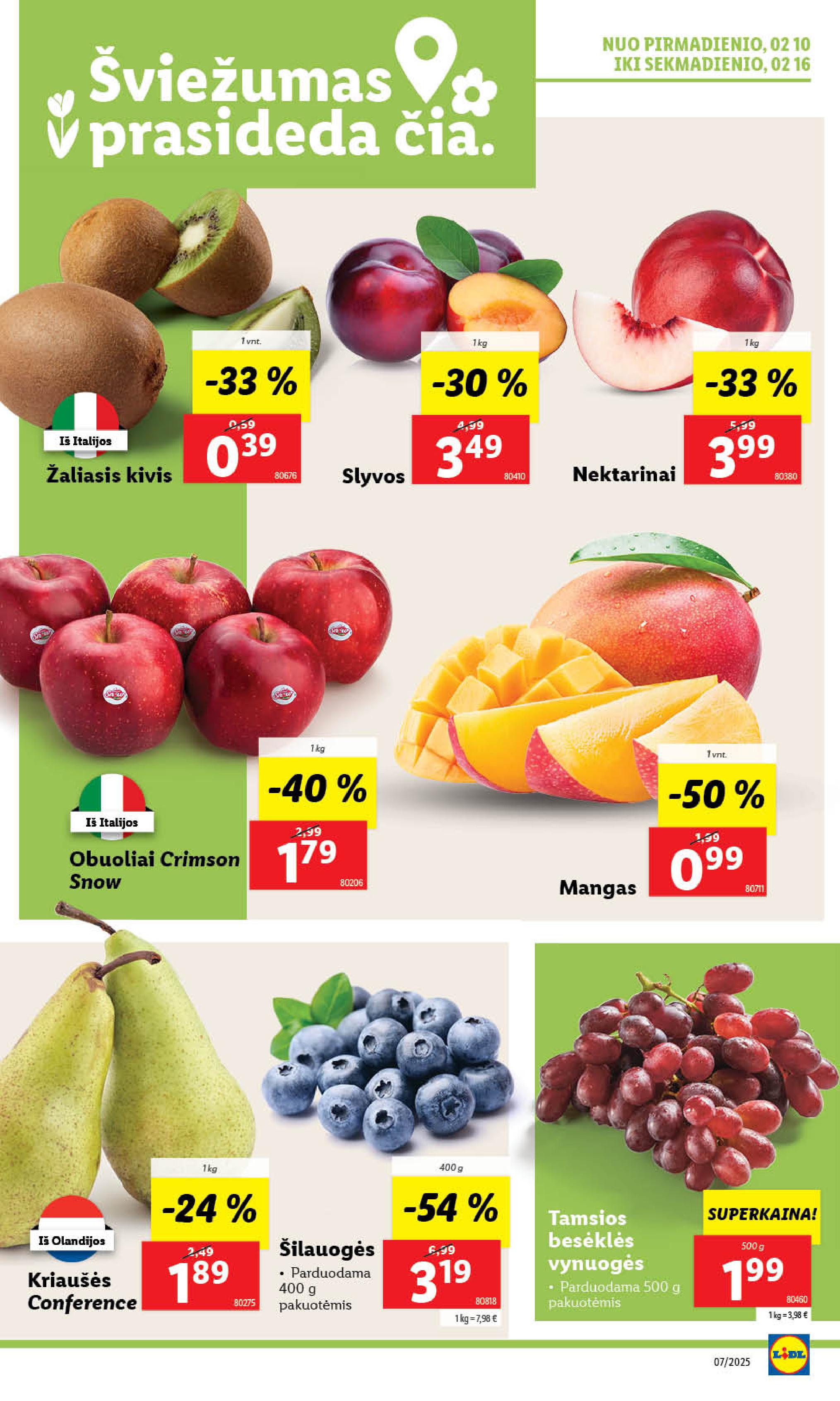 Naujausias LIDL kaininis katalogas 2025.02.10 - 2025.02.16
