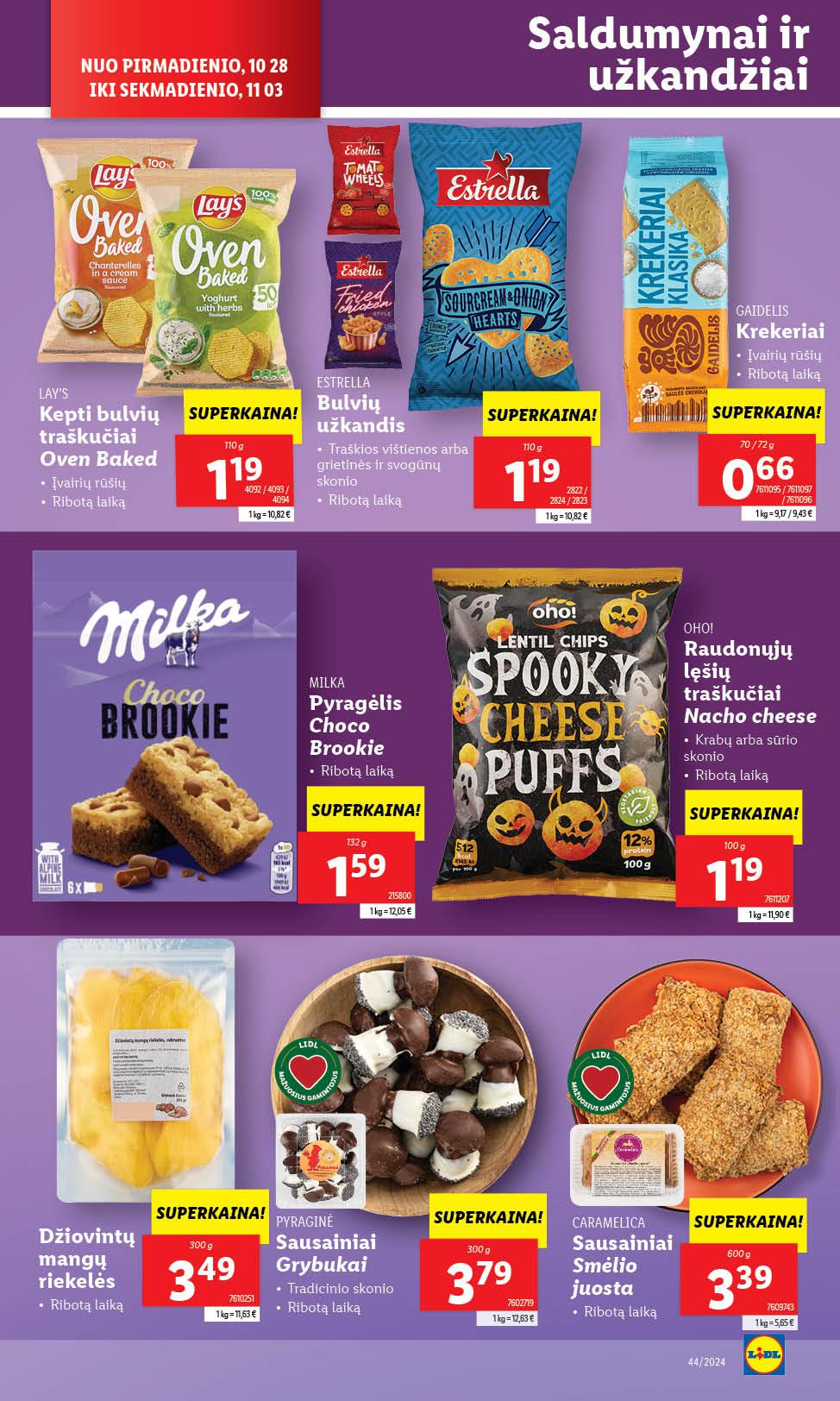 Naujausias LIDL kaininis katalogas 2024.10.28 - 2024.11.03