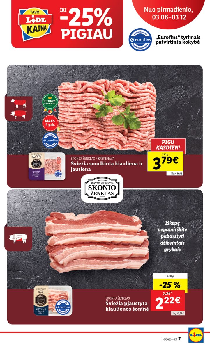 Naujausias LIDL kaininis katalogas 2023.03.06 - 2023.03.12