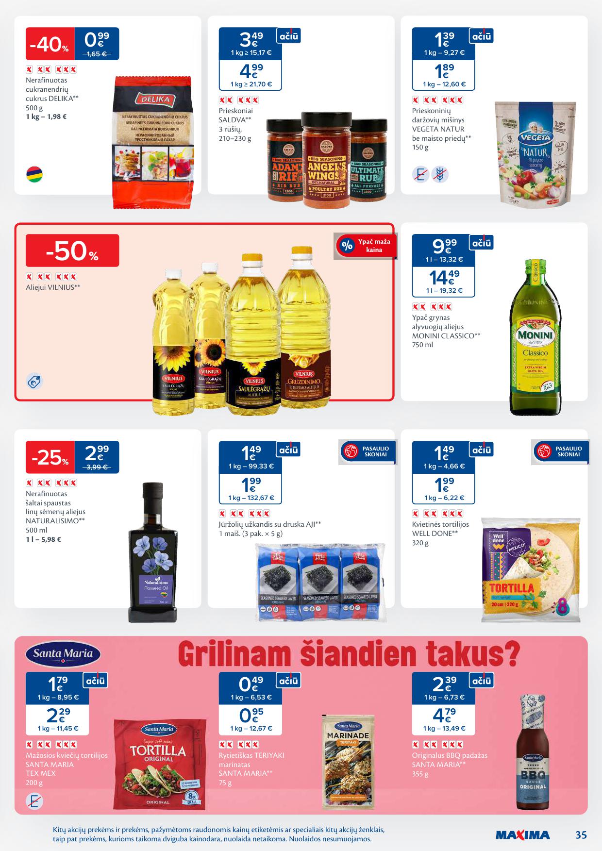 Naujas MAXIMA leidinys Nr.20 nuo 2025.05.13 iki 2025.05.19