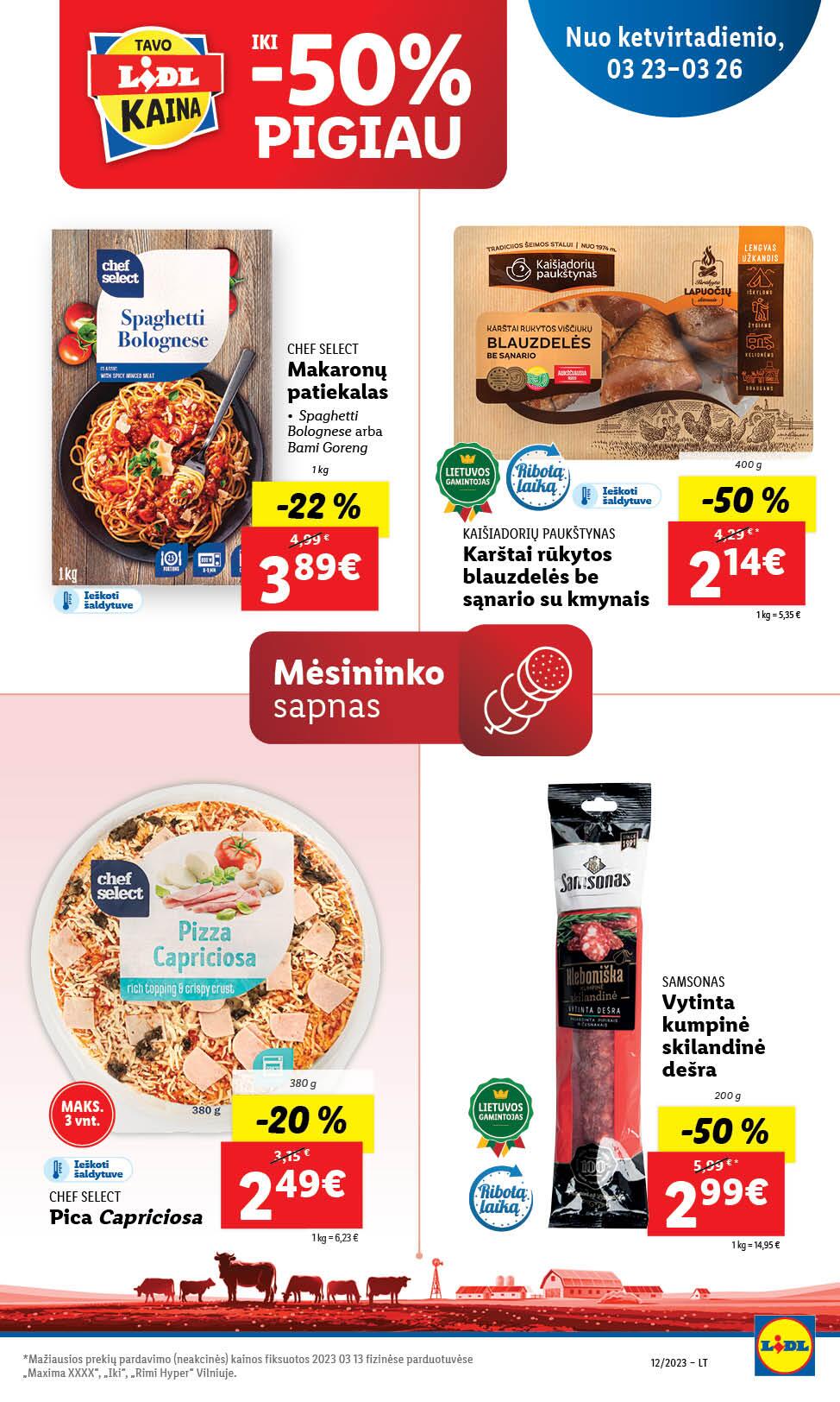 Naujausias LIDL kaininis katalogas 2023.03.20 - 2023.03.26