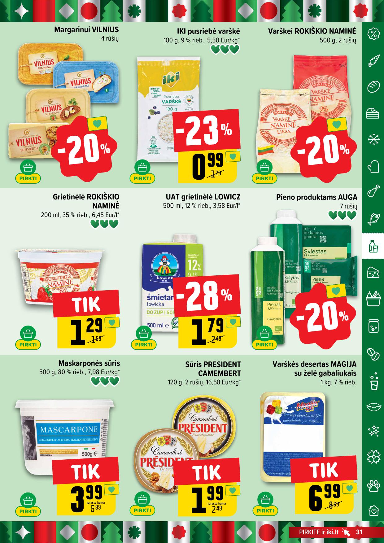 Naujausias IKI kaininis katalogas 2025.12.08 - 2025.12.14