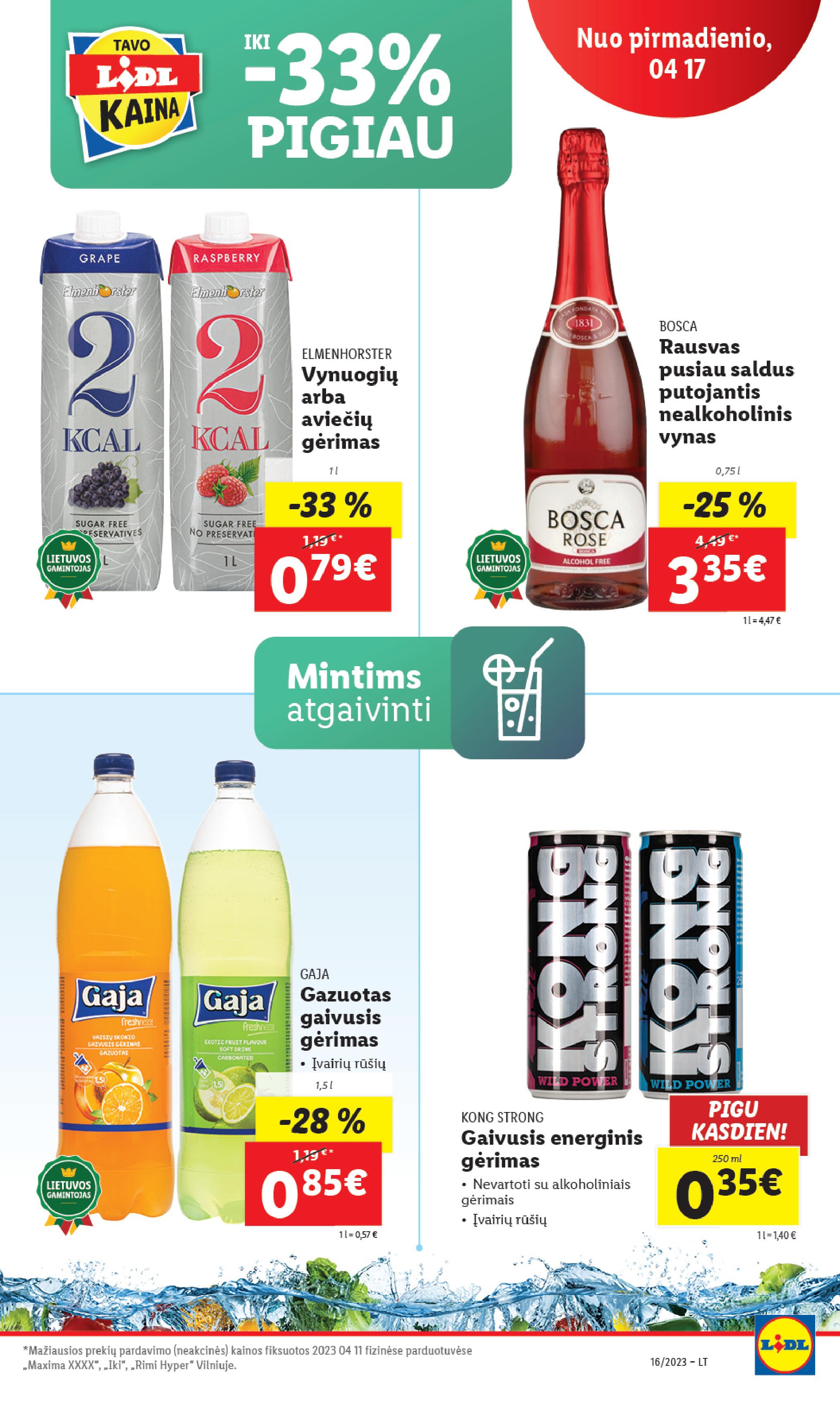 Naujausias LIDL kaininis katalogas 2023.04.17 - 2023.04.23