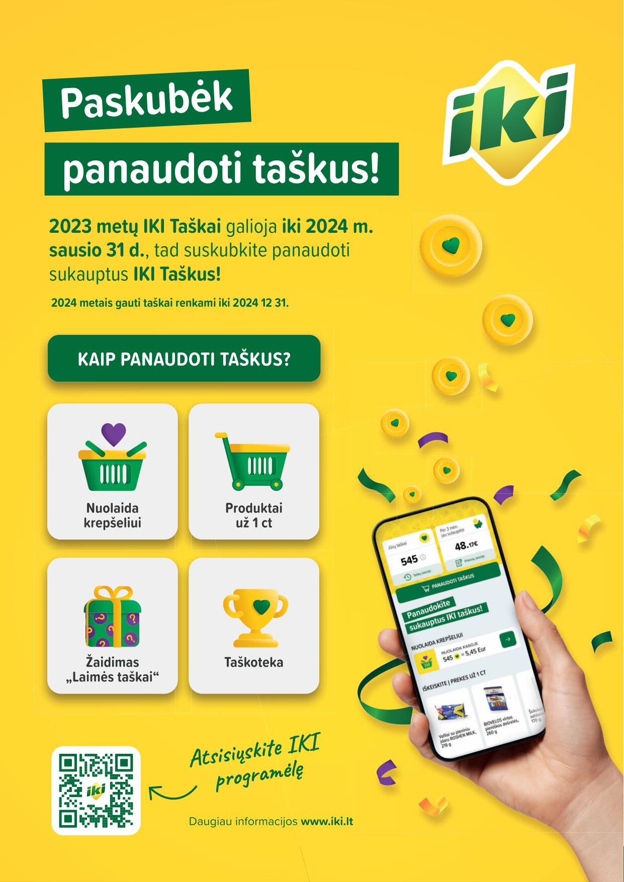 Naujausias IKI kaininis katalogas 2024.01.15 - 2024.01.21