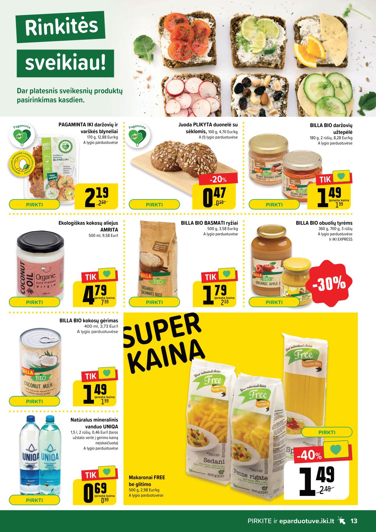 Naujausias IKI kaininis katalogas 2023.03.13 - 2023.03.19