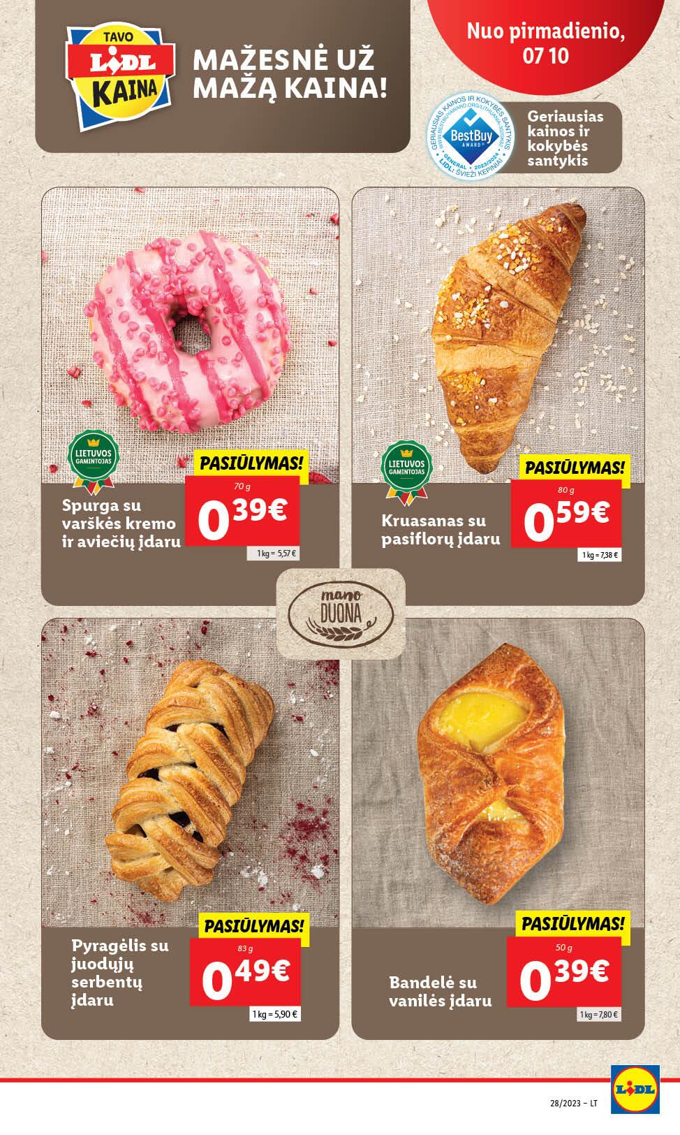 Naujausias LIDL kaininis katalogas 2023.07.10 - 2023.07.16