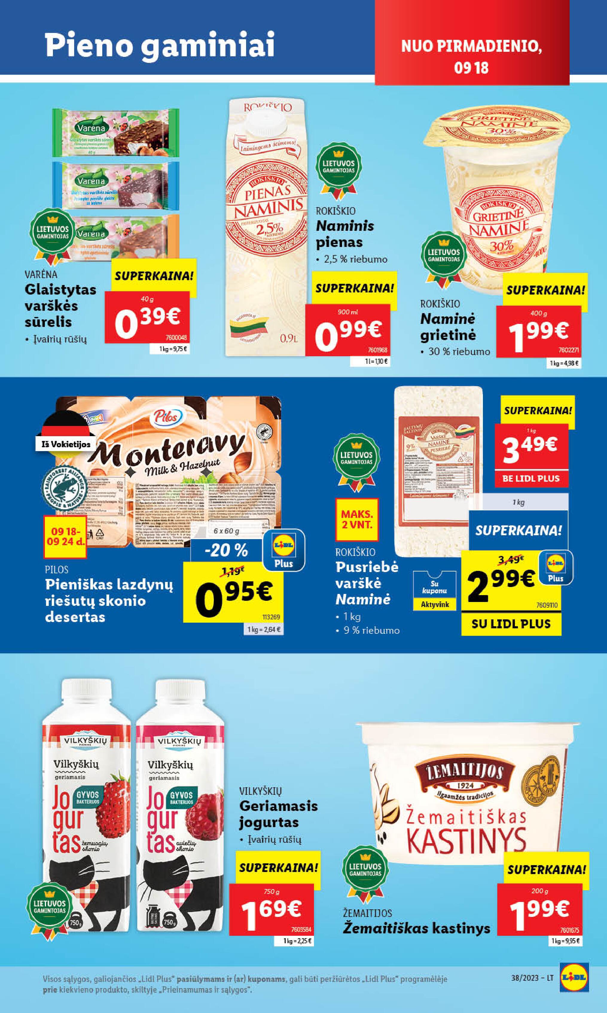 Naujausias LIDL kaininis katalogas 2023.09.18 - 2023.09.24