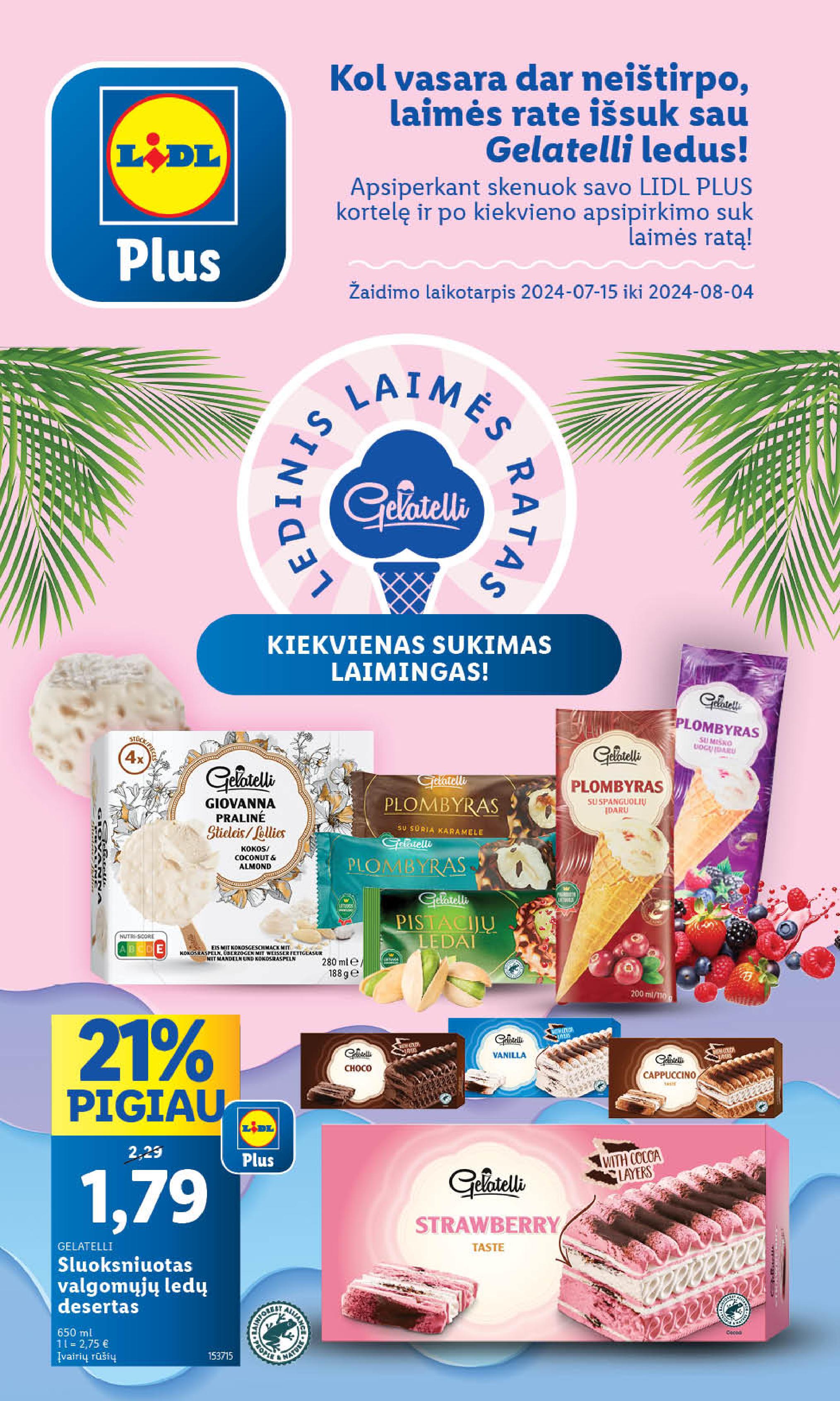 Naujausias LIDL kaininis katalogas 2024.07.29 - 2024.08.04