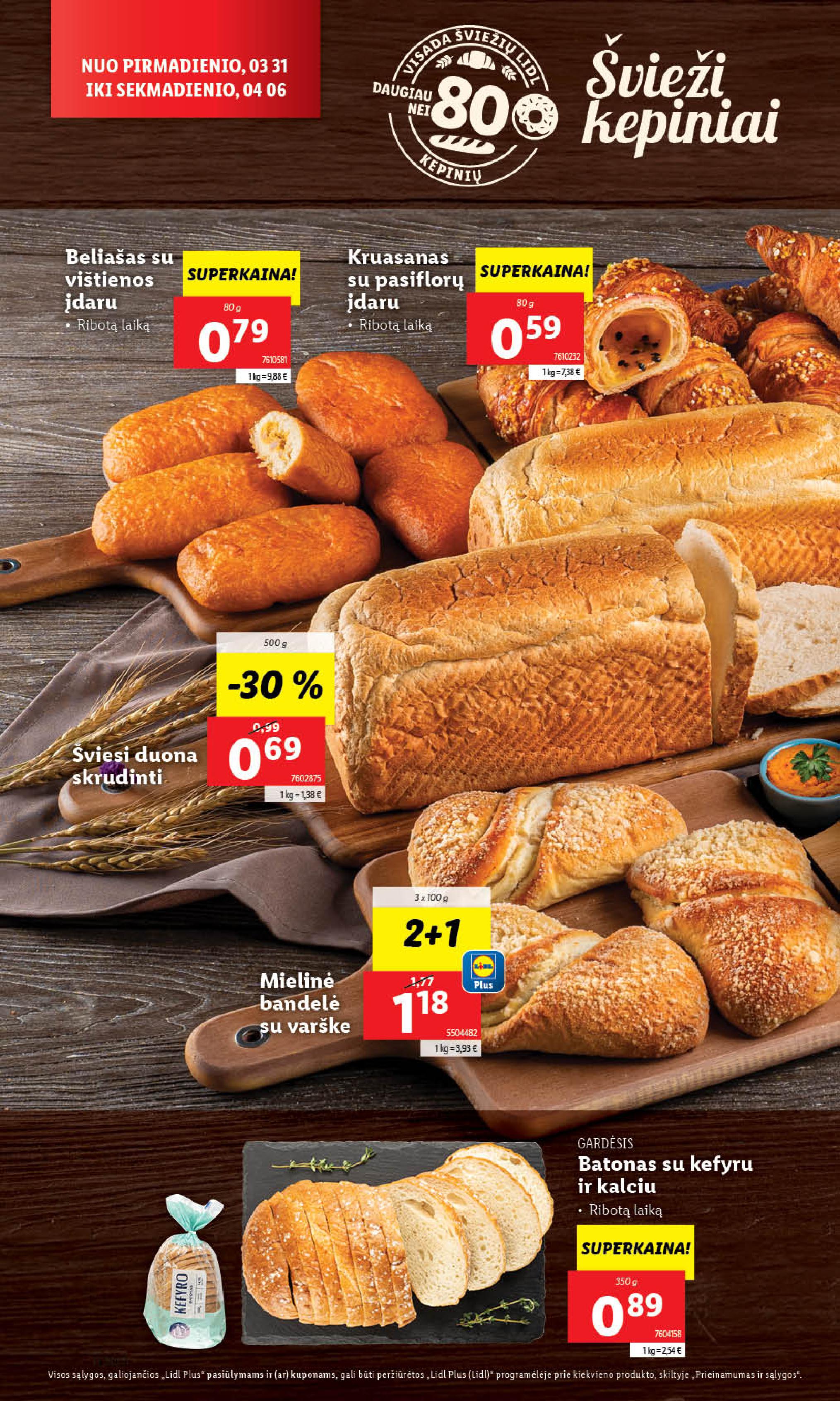 Naujausias LIDL kaininis katalogas 2025.03.31 - 2025.04.06