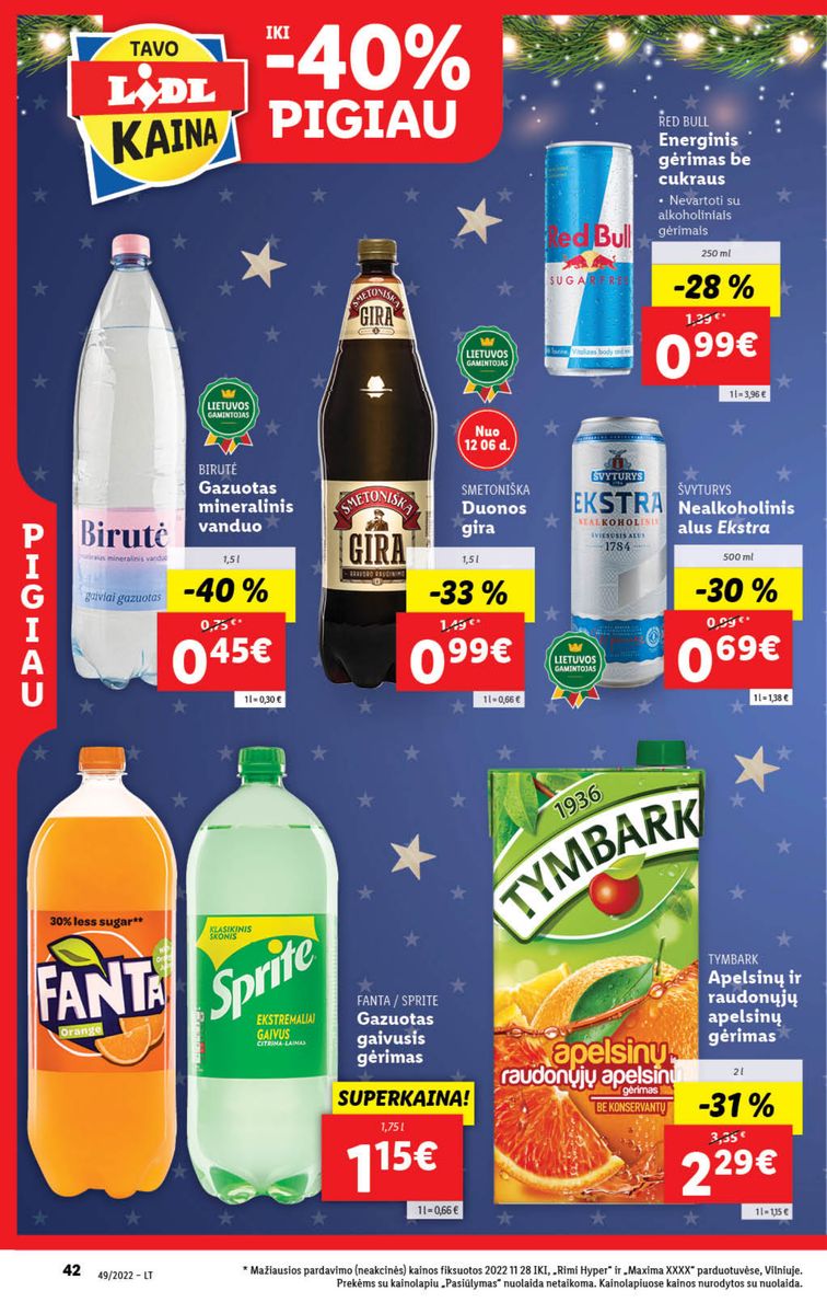 Naujausias LIDL kaininis katalogas 2022.12.05 - 2022.12.11